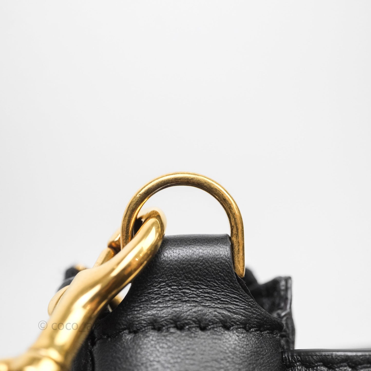 Balenciaga Rodeo Sling Pochette Leather Shoulder Bag Black Calfskin