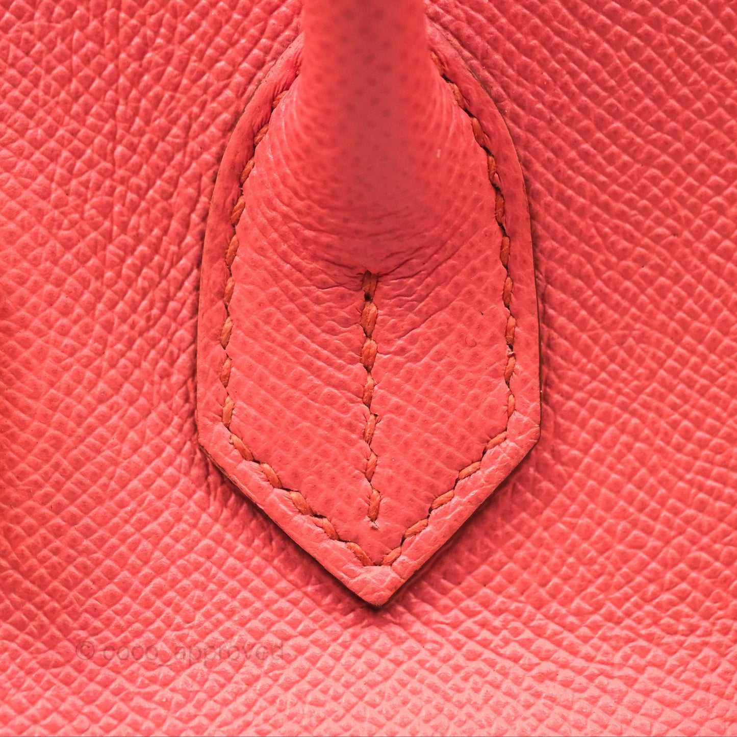 Hermès Birkin 30 Retourne Flamingo I5 Epsom Gold Hardware