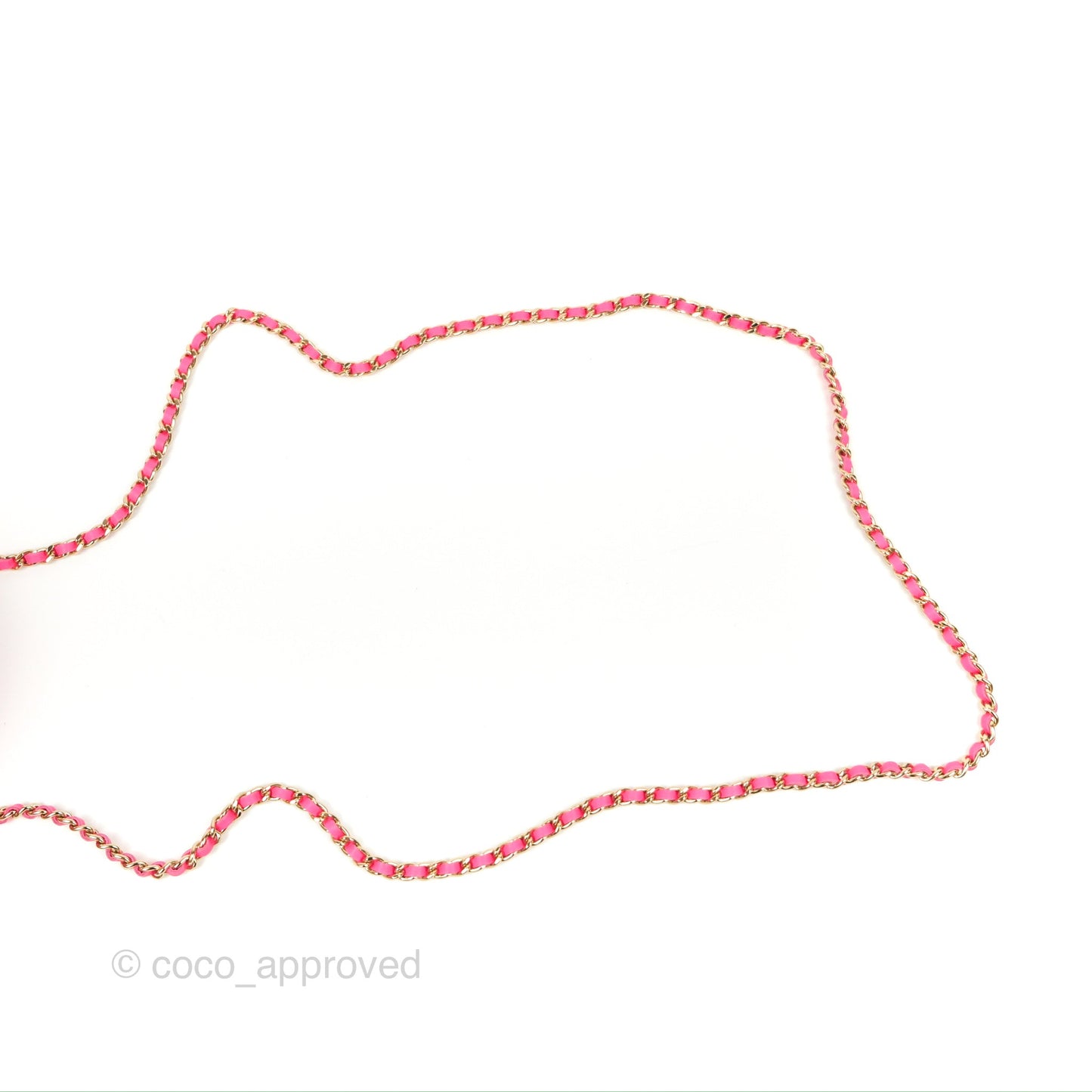 Chanel Classic Quilted Round Clutch Neon Pink Patent Gold Hardware