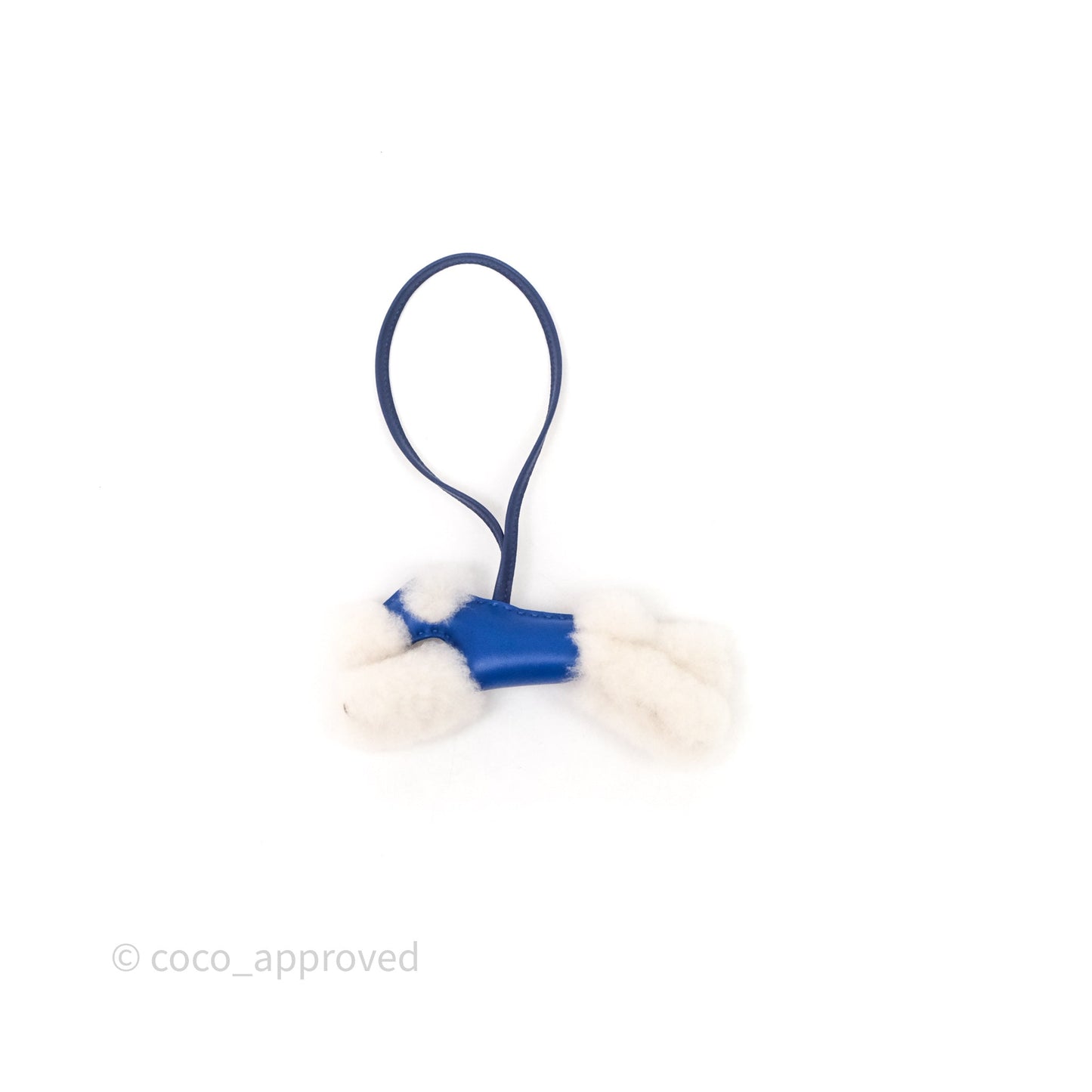 Hermès Fox Terrier Budy Charm Bleu Saphir