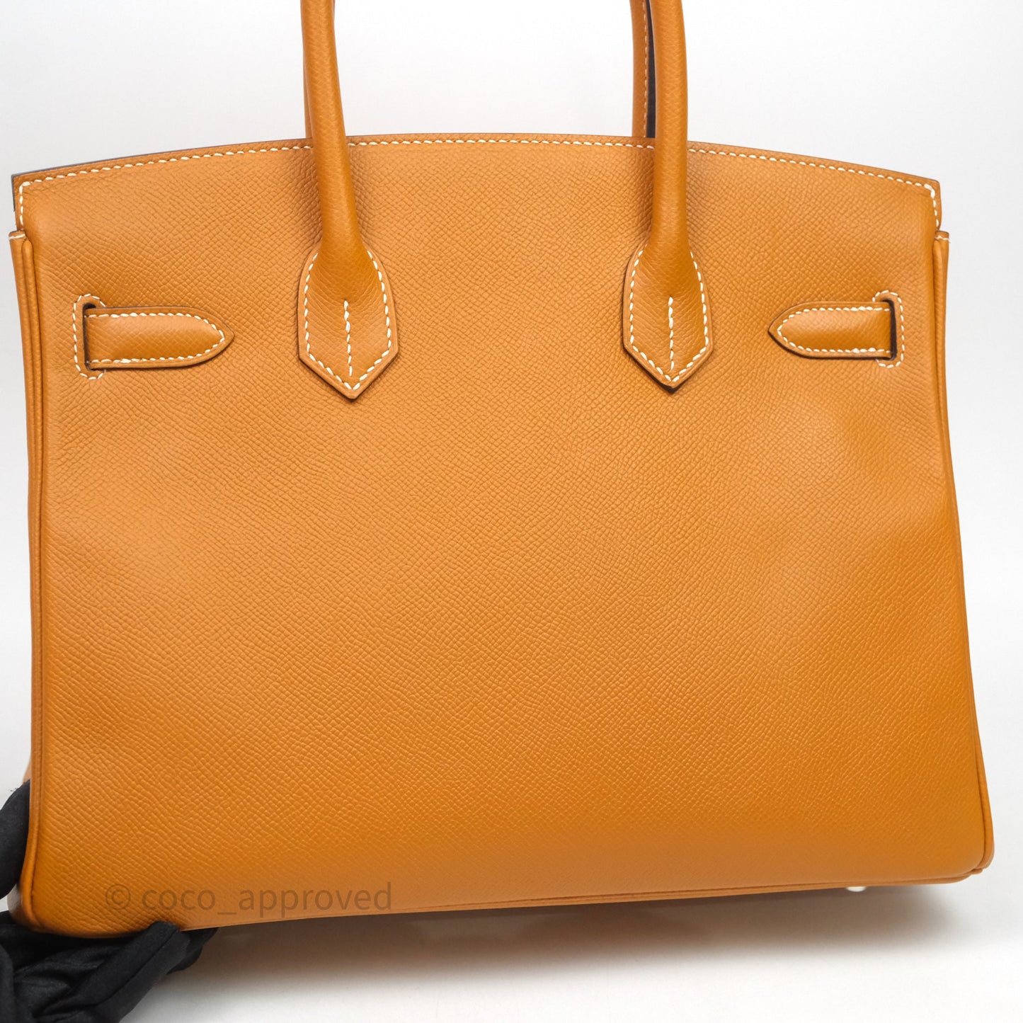 Hermes Birkin 30 Toffee Epsom Palladium Hardware