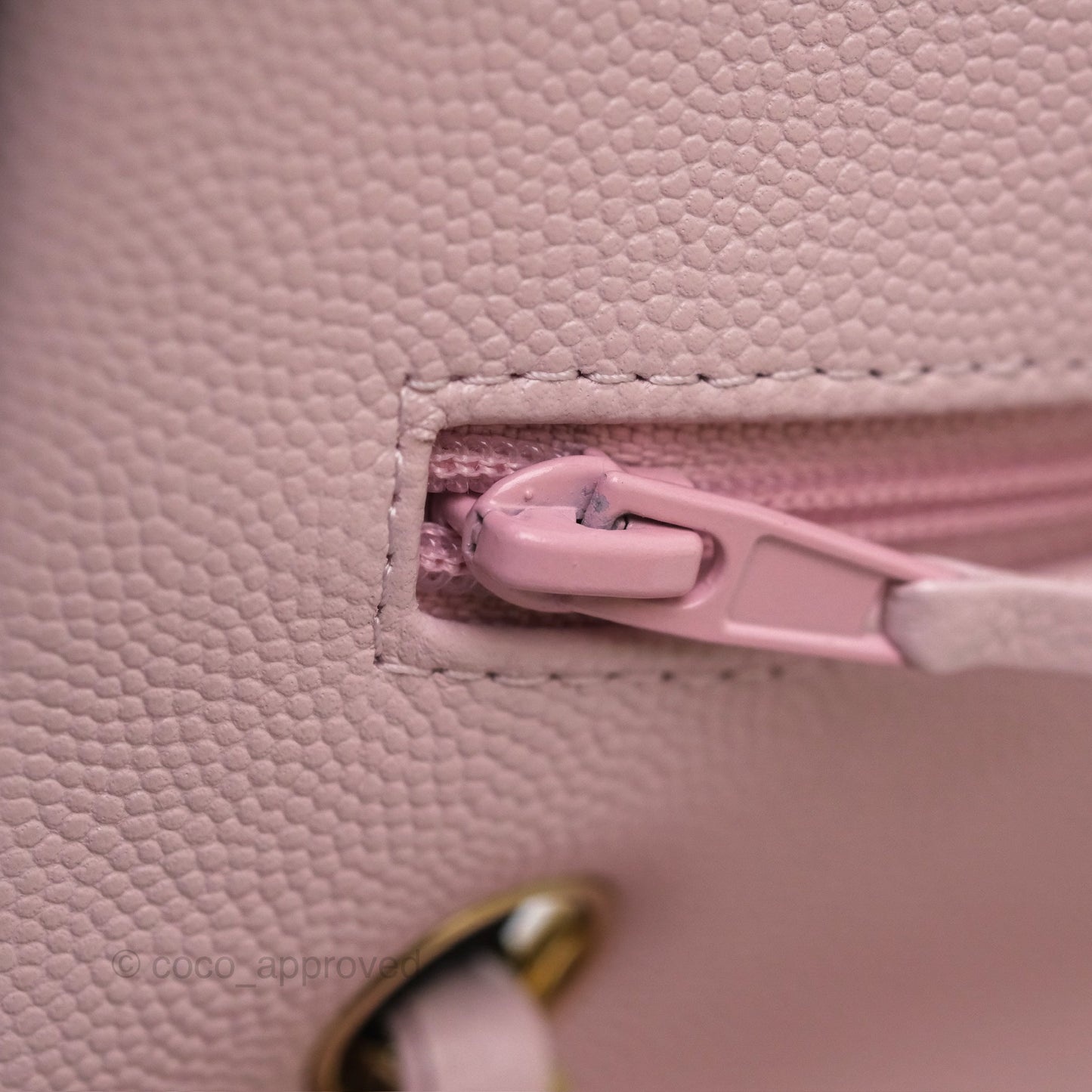 Chanel Small S/M Classic Flap Light Pink Caviar Gold Hardware