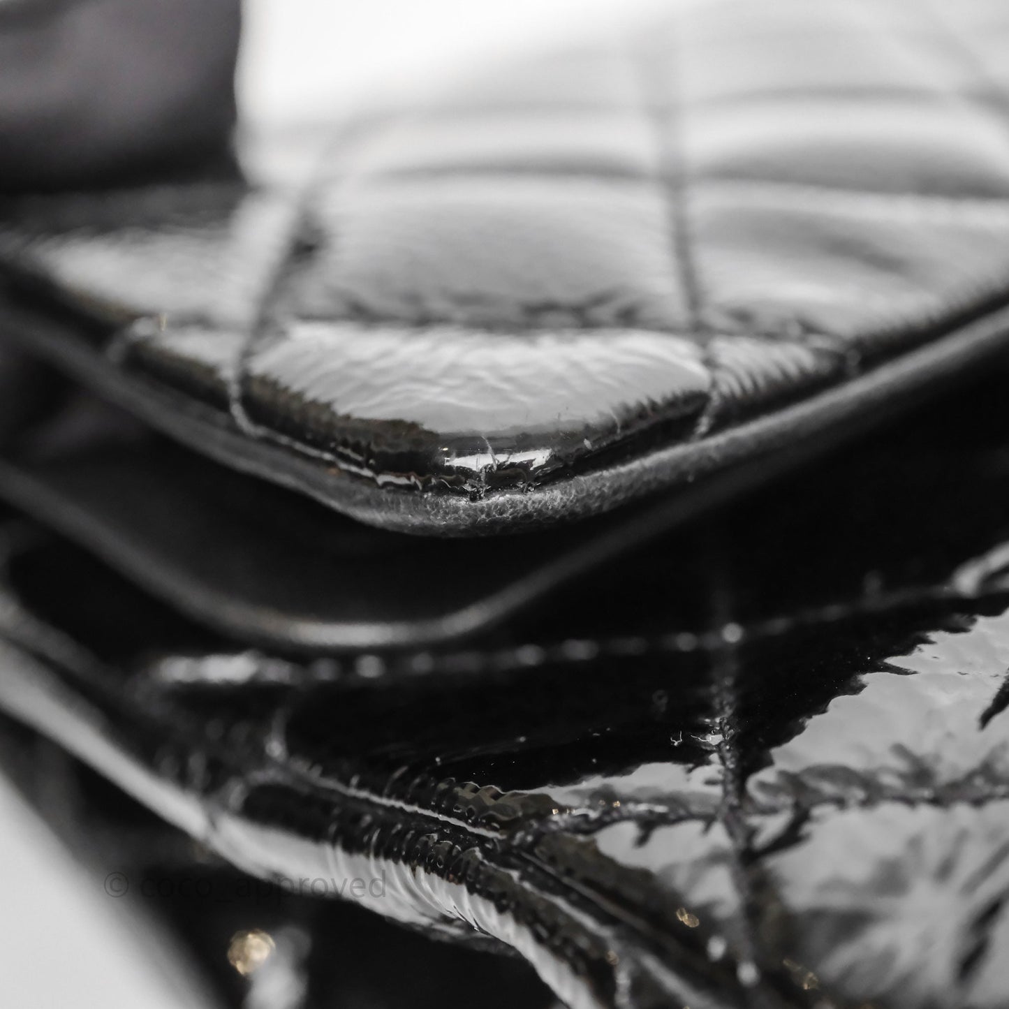 Chanel 2.55 Reissue Glazed Calfskin So Black 227 Silver Hardware