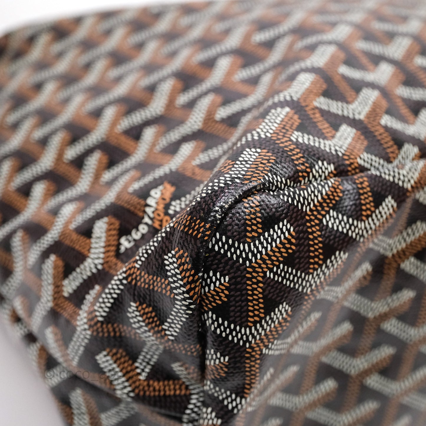 Goyard Bohème Hobo Bag Black & Tan