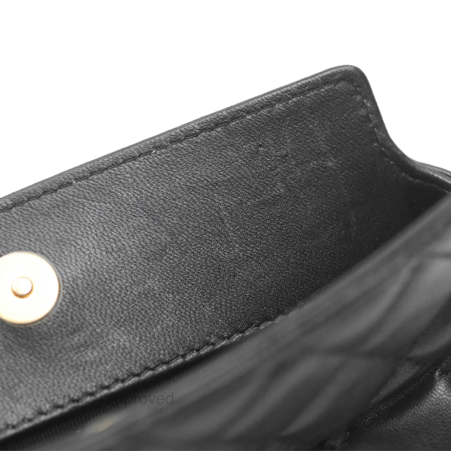 Chanel Clutch With Chain Black Lambskin Gold Hardware 23A