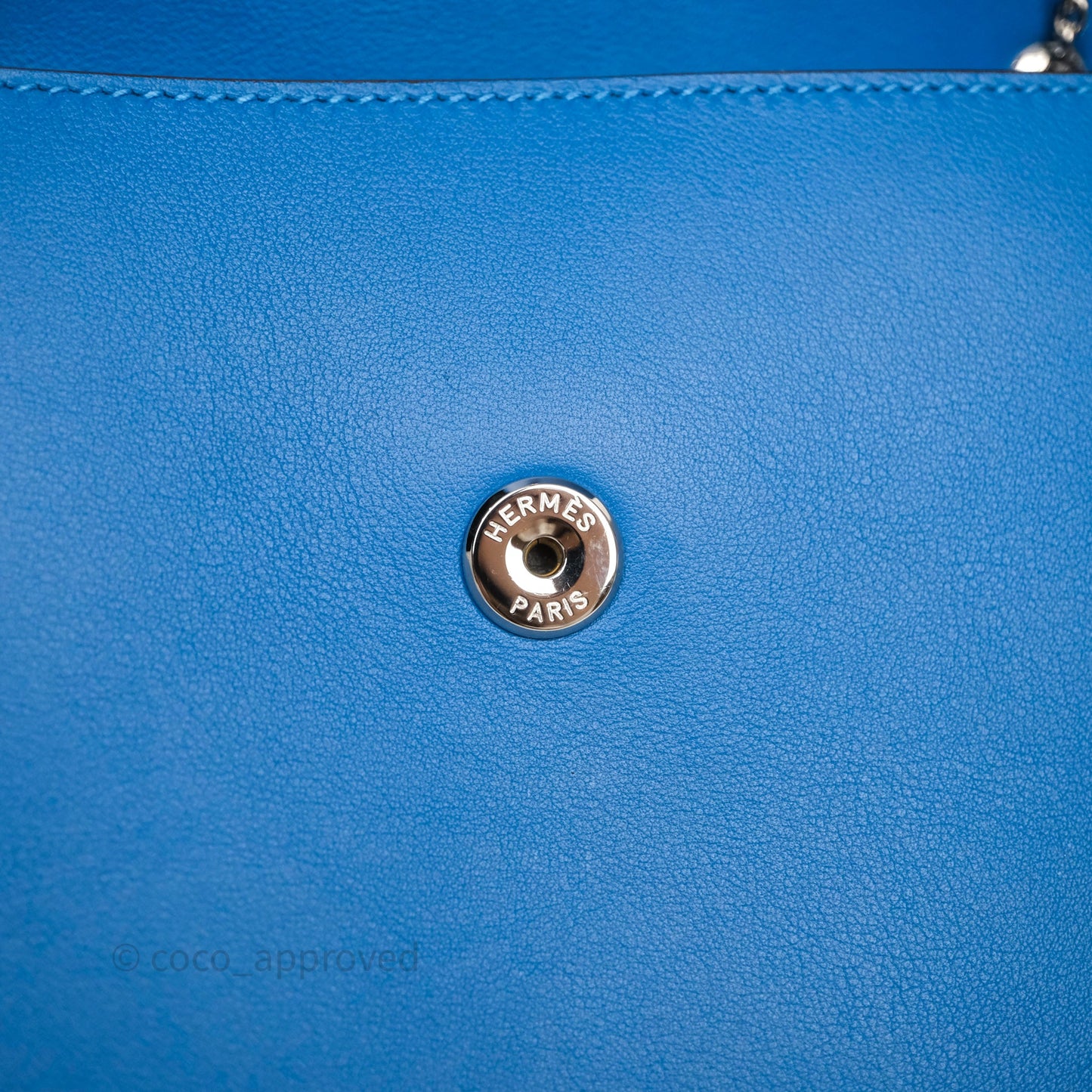Hermès Catenina Bleu de Galice S7 Swift Palladium Hardware