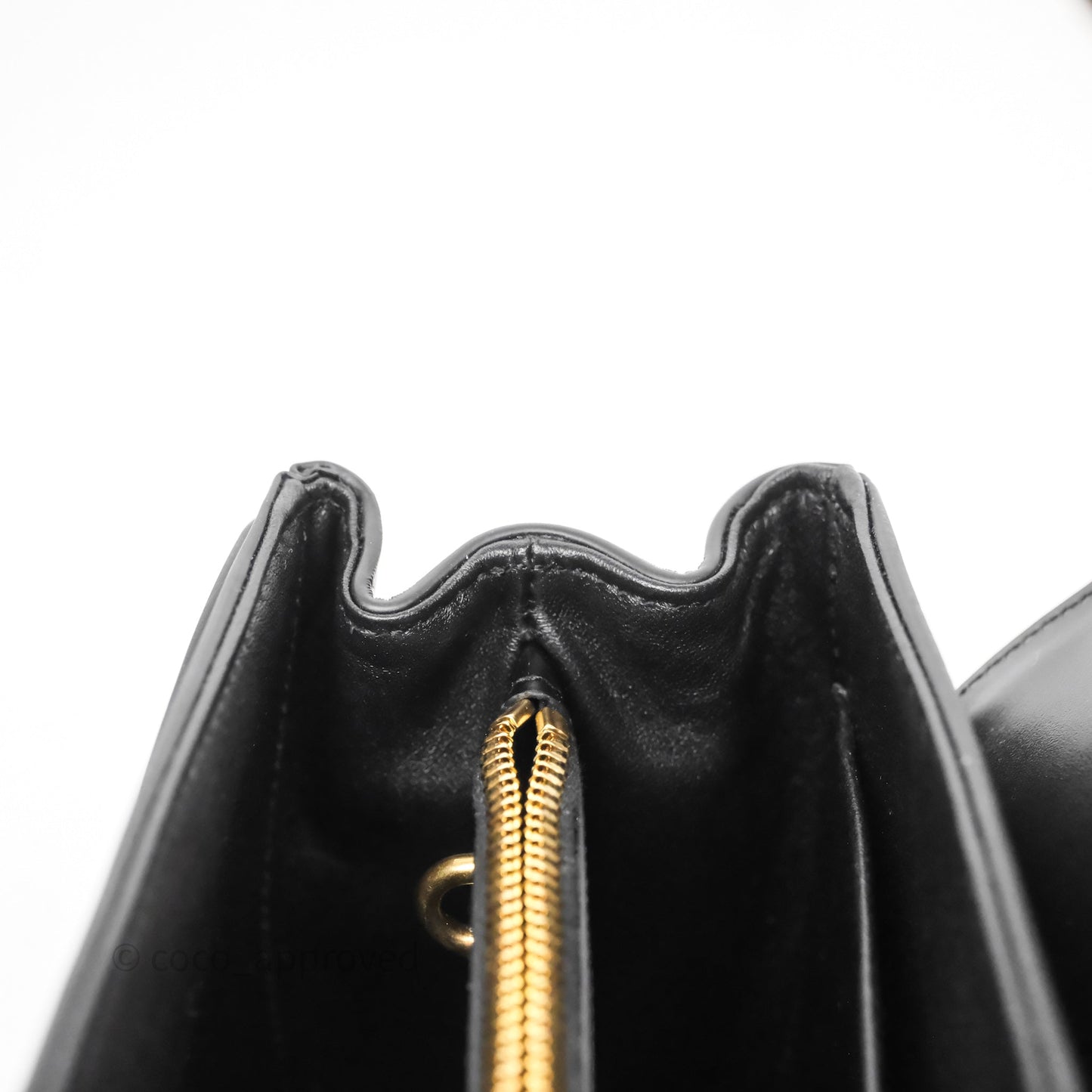 Celine Mini 16 Bag in Satinated Calfskin Black