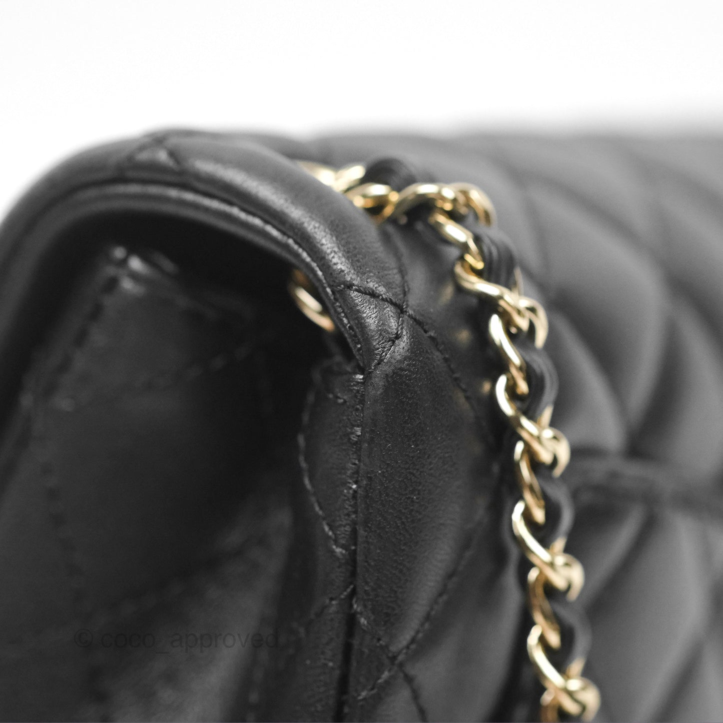 Chanel Ball Crush Mini Rectangular Black Lambskin Gold Hardware 23C