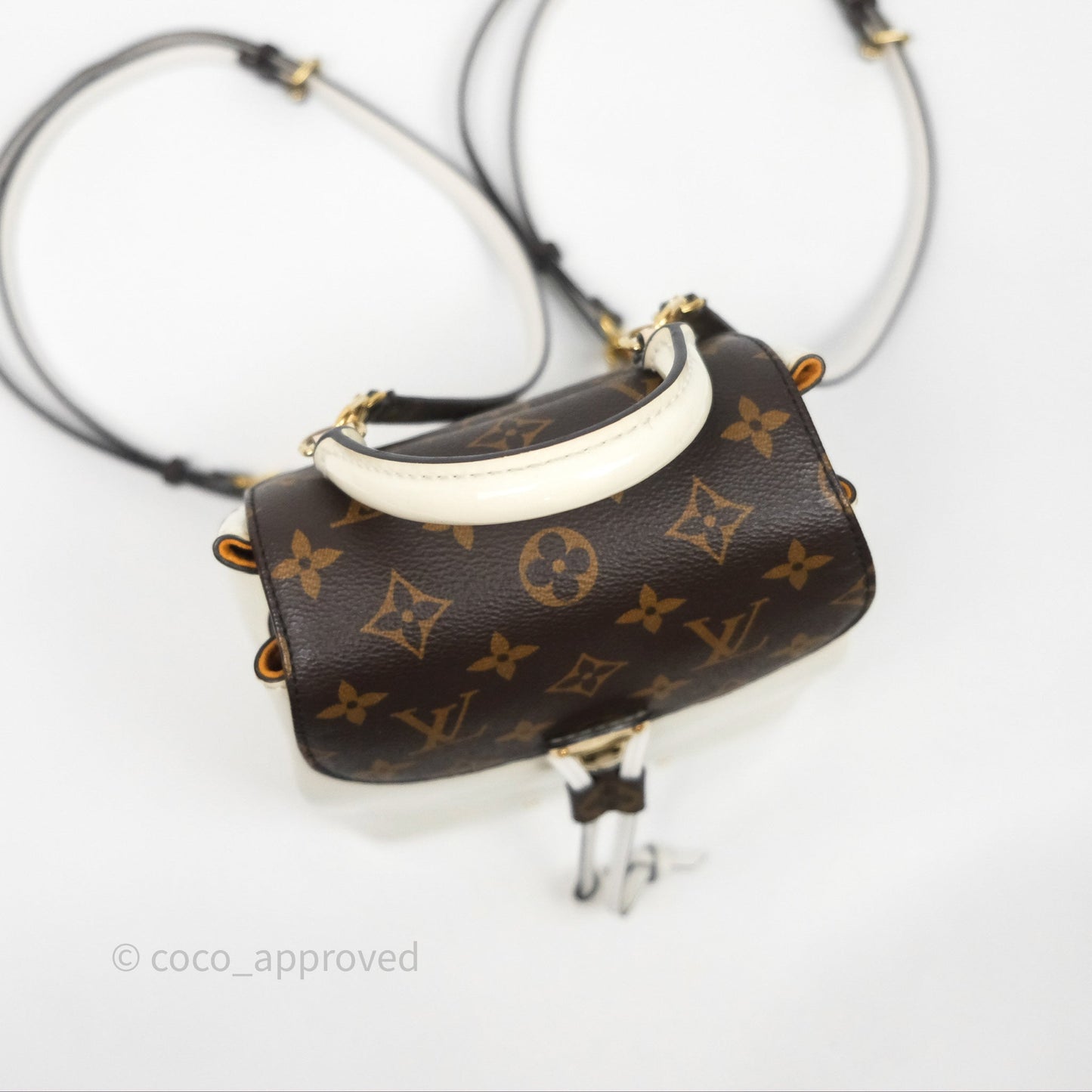 Louis Vuitton Hot Springs Backpack Monogram Patent Snow