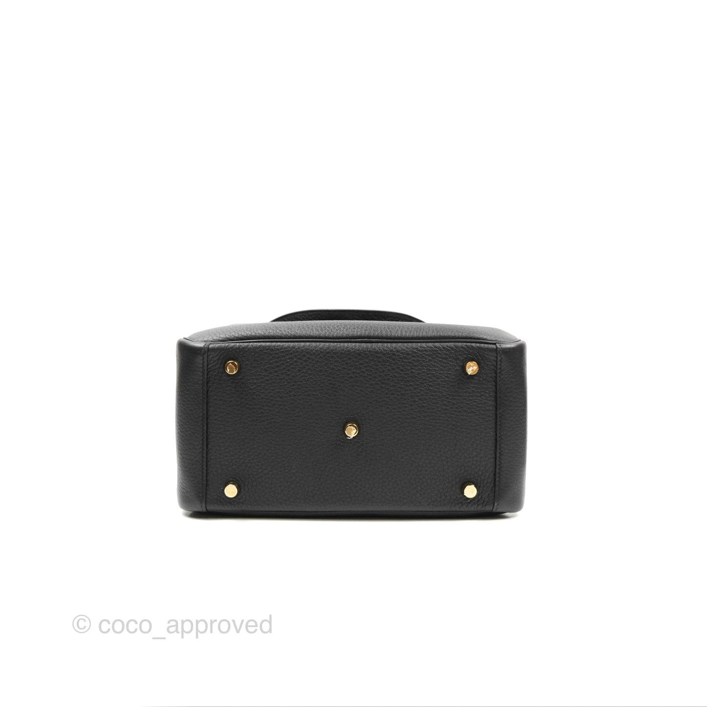 Hermès Lindy 26 Black Clemence Gold Hardware