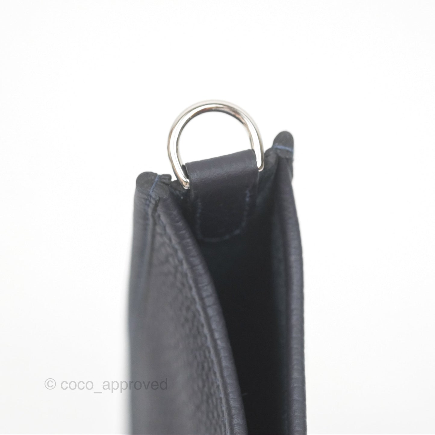 Hermès Mini Evelyne 16 Caban 3Y Clemence Palladium Hardware