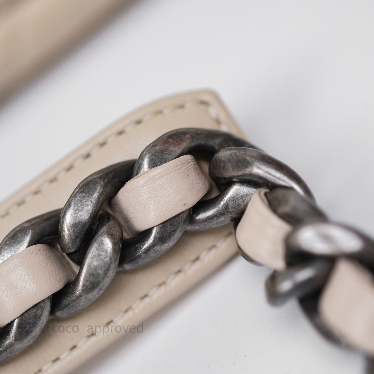Chanel 19 Small Light Beige Mixed Hardware