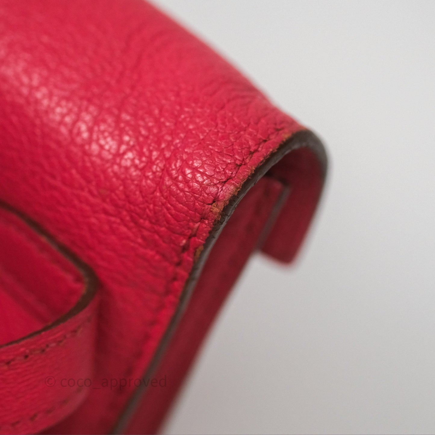 Hermès Kelly Wallet Pink Chevre Mysore Palladium Hardware
