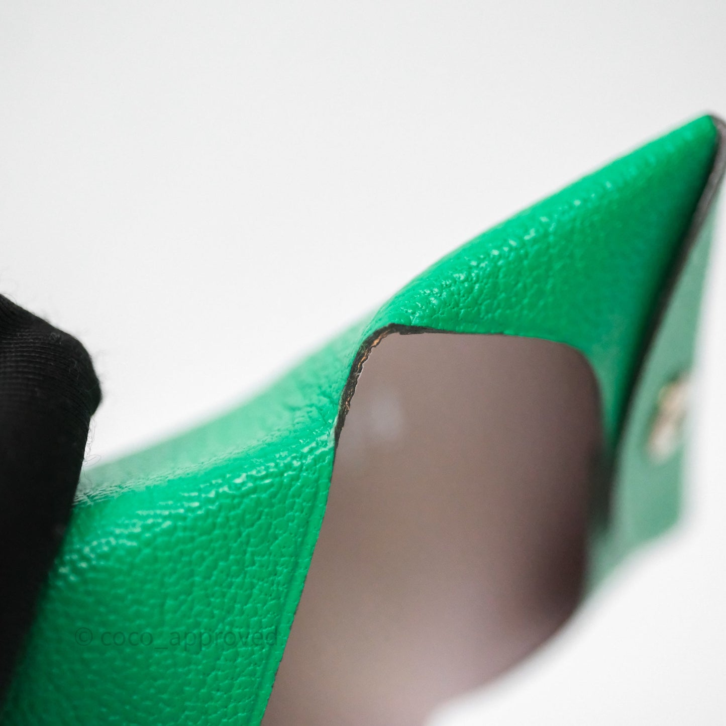 Hermès Bastia Coin Purse Green