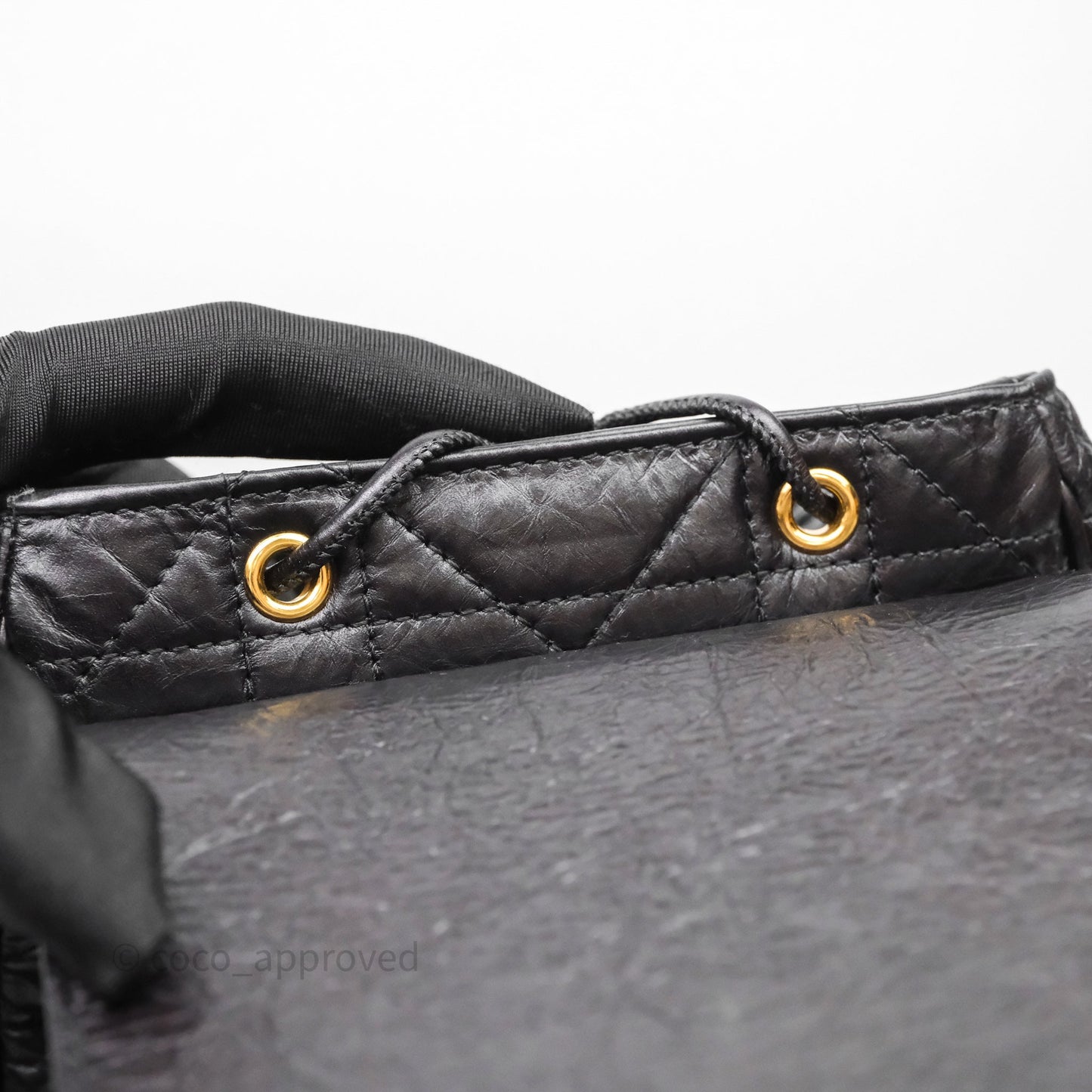 Christian Dior Medium Dior Caro Backpack Black Macrocannage Lambskin