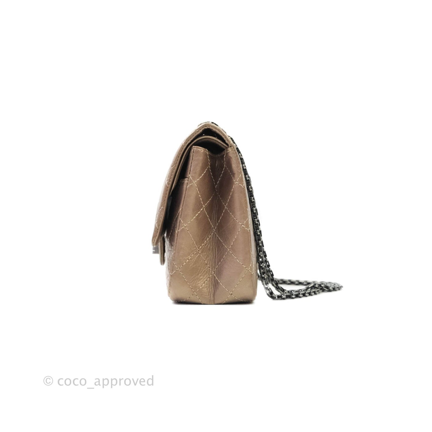 Chanel Reissue 226 Copper Calfskin Ruthenium Hardware