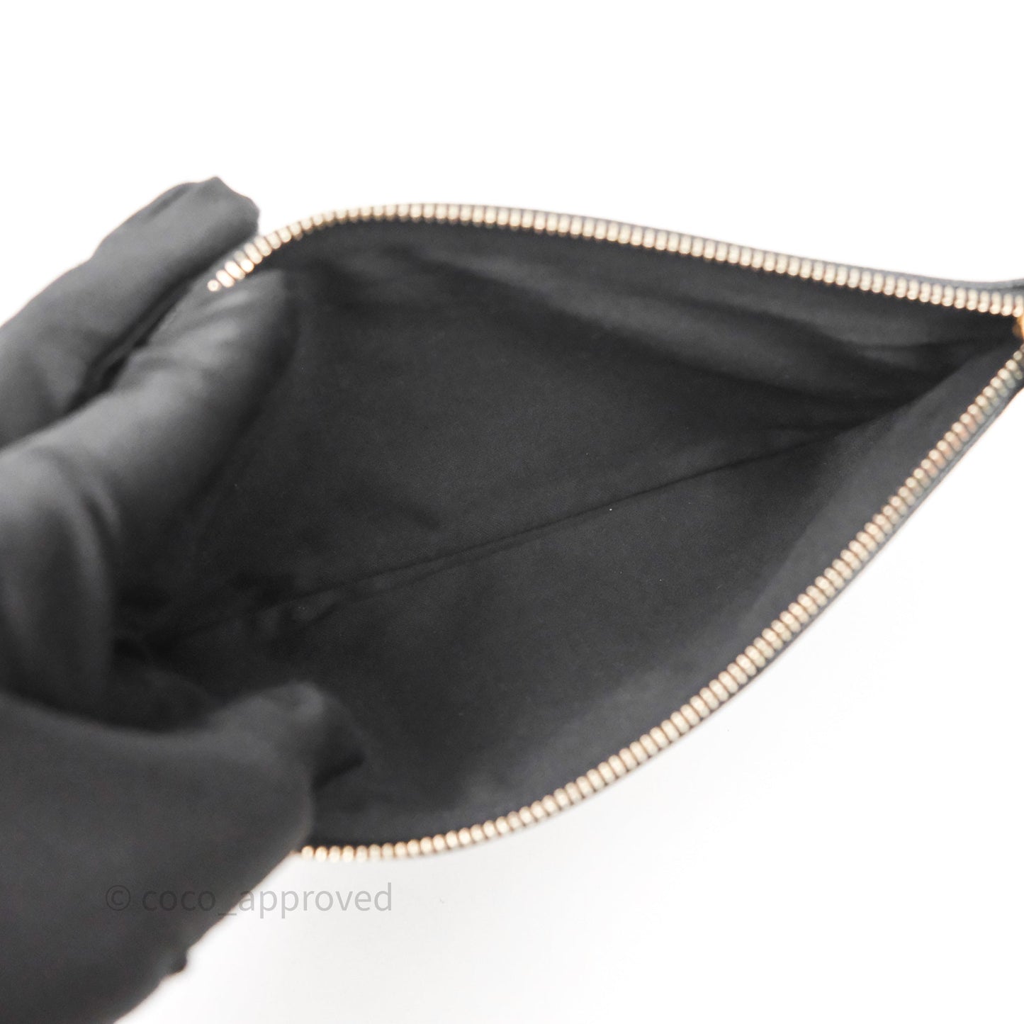 Chanel 25 Medium Black Caviar Aged Gold Hardware