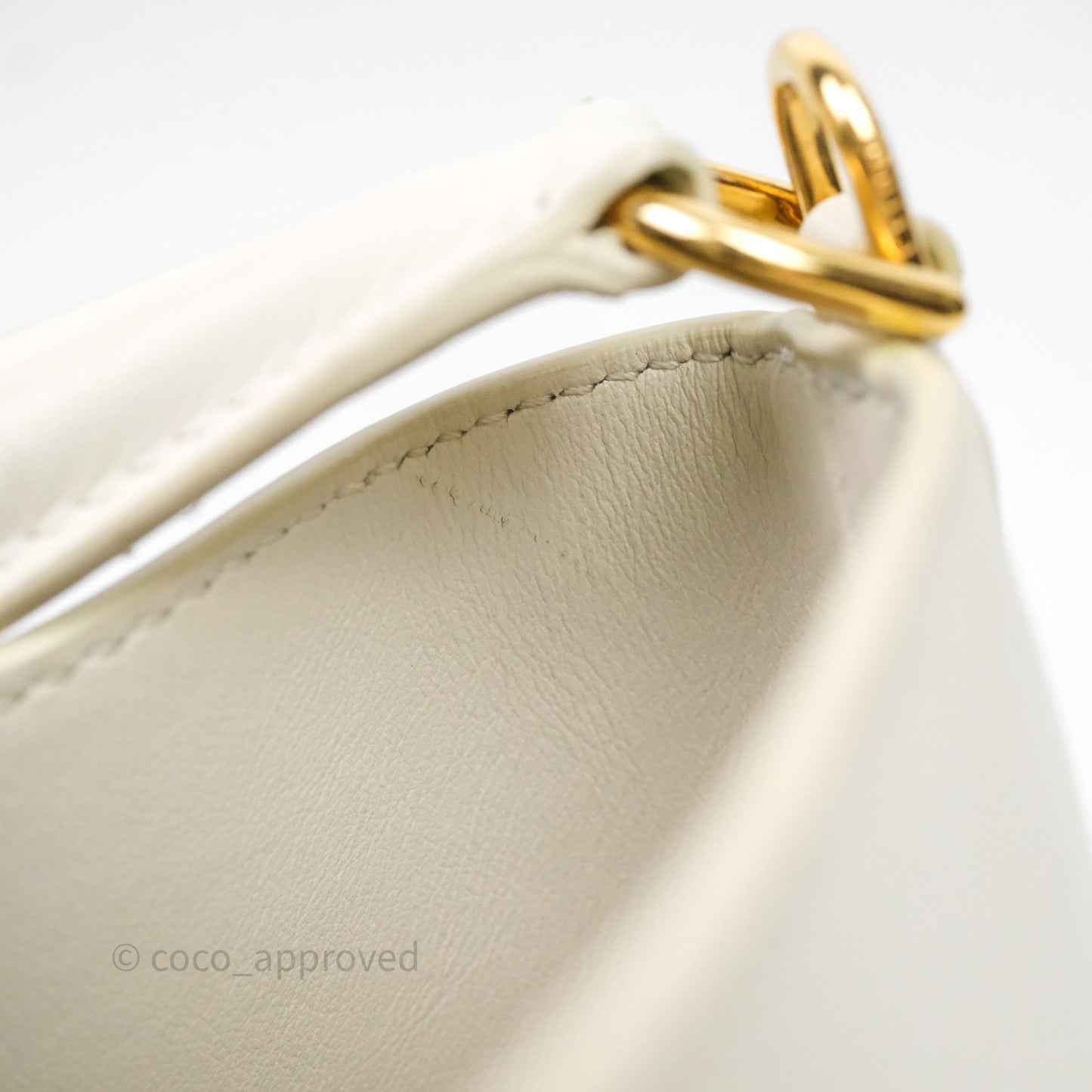 Celine Teen Bucket 16 Bag Ivory White Calfskin