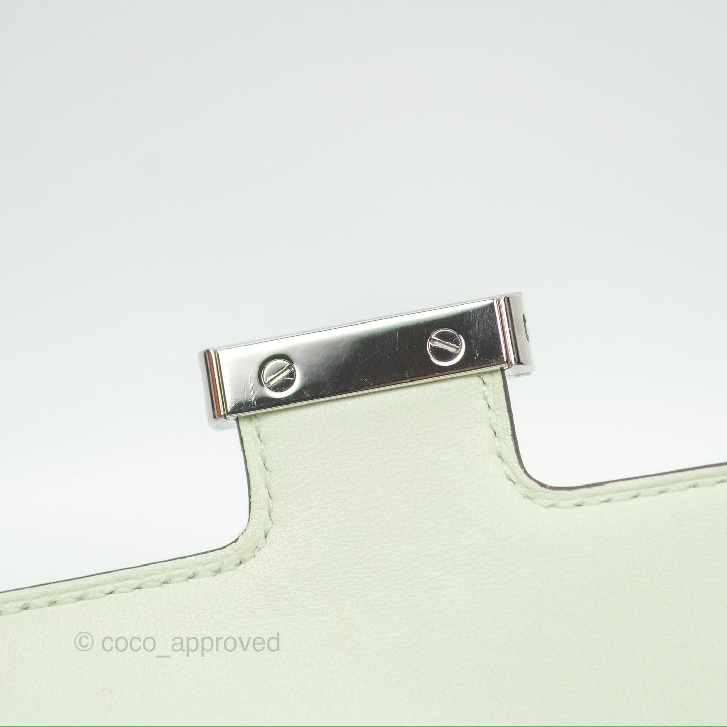 Hermès Constance To Go Wallet Vert Fizz Epsom Palladium Hardware