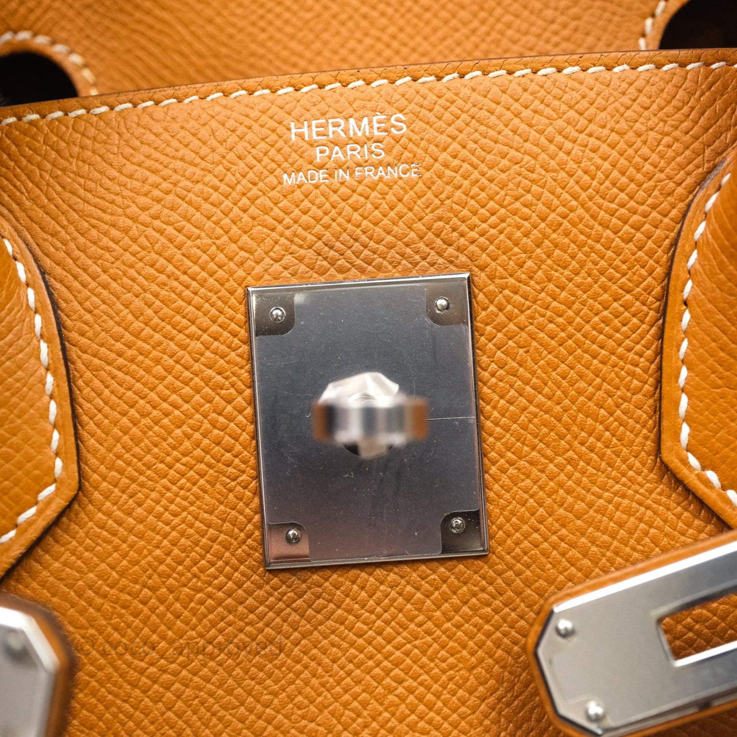Hermes Birkin 30 Toffee Epsom Palladium Hardware