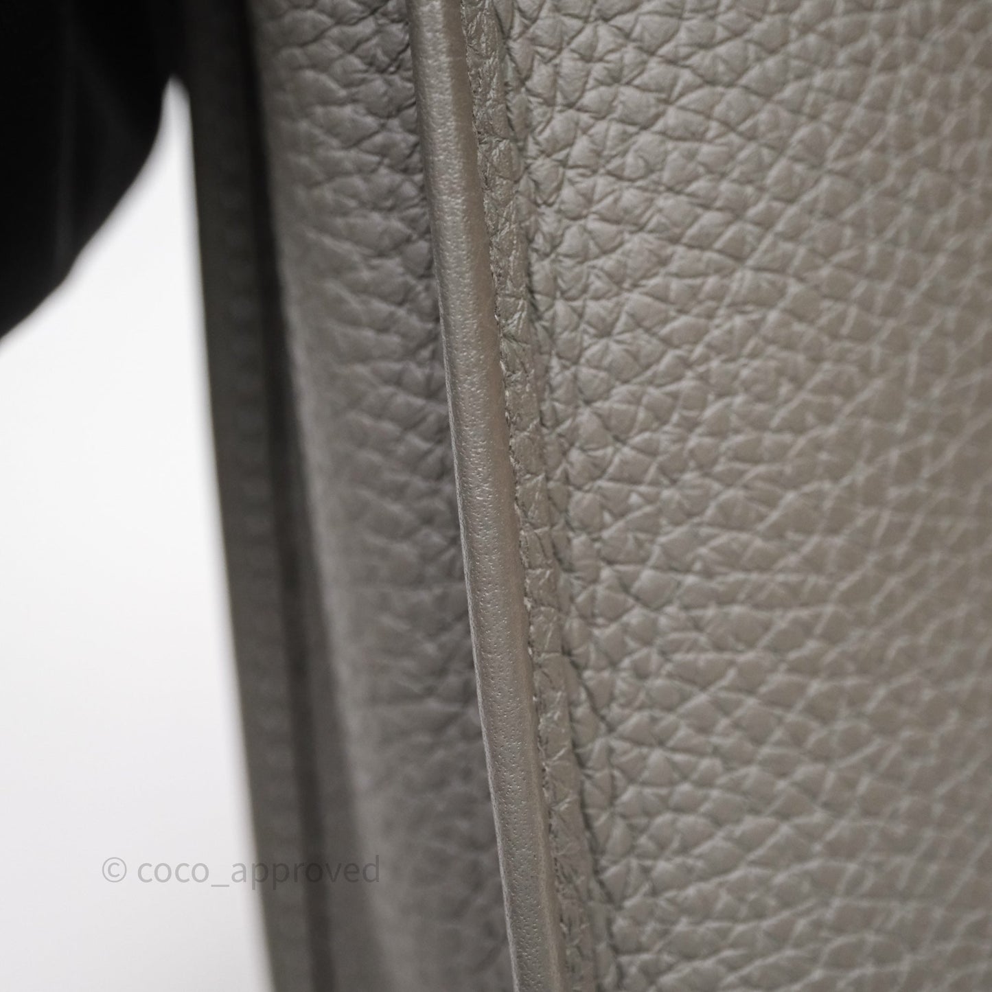 Hermès Mini Evelyne 16 Gris Meyer 0L Clemence Gold Hardware