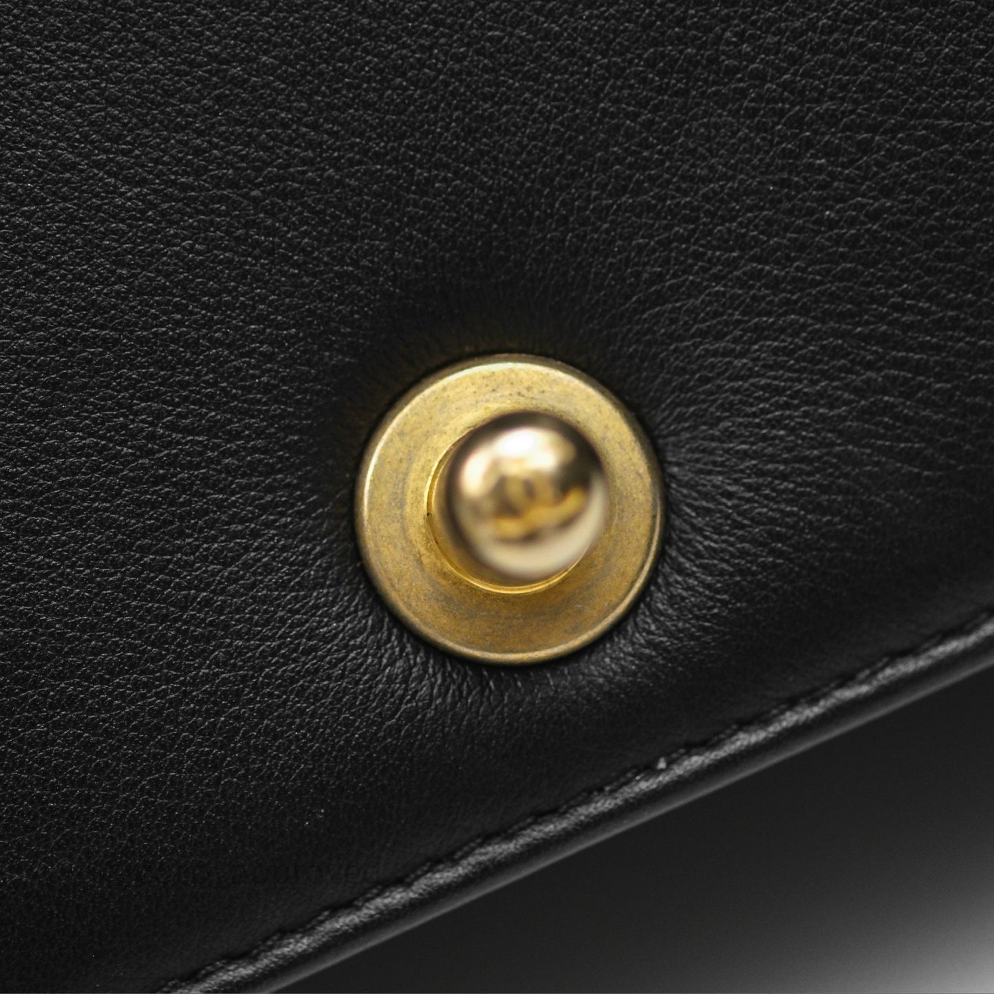 Chanel Small Boy Black Lambskin Aged Gold Hardware