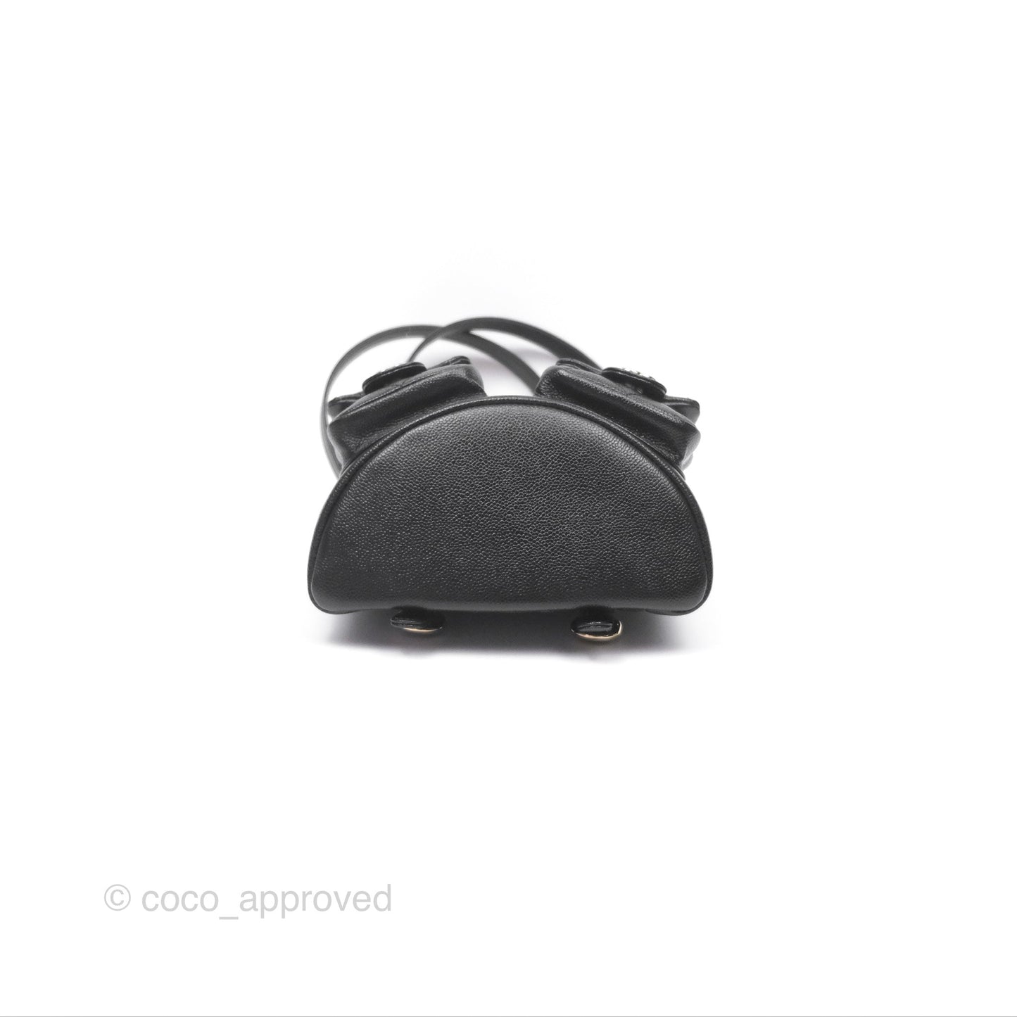 Chanel Duma Backpack Small Black Caviar Gold Hardware