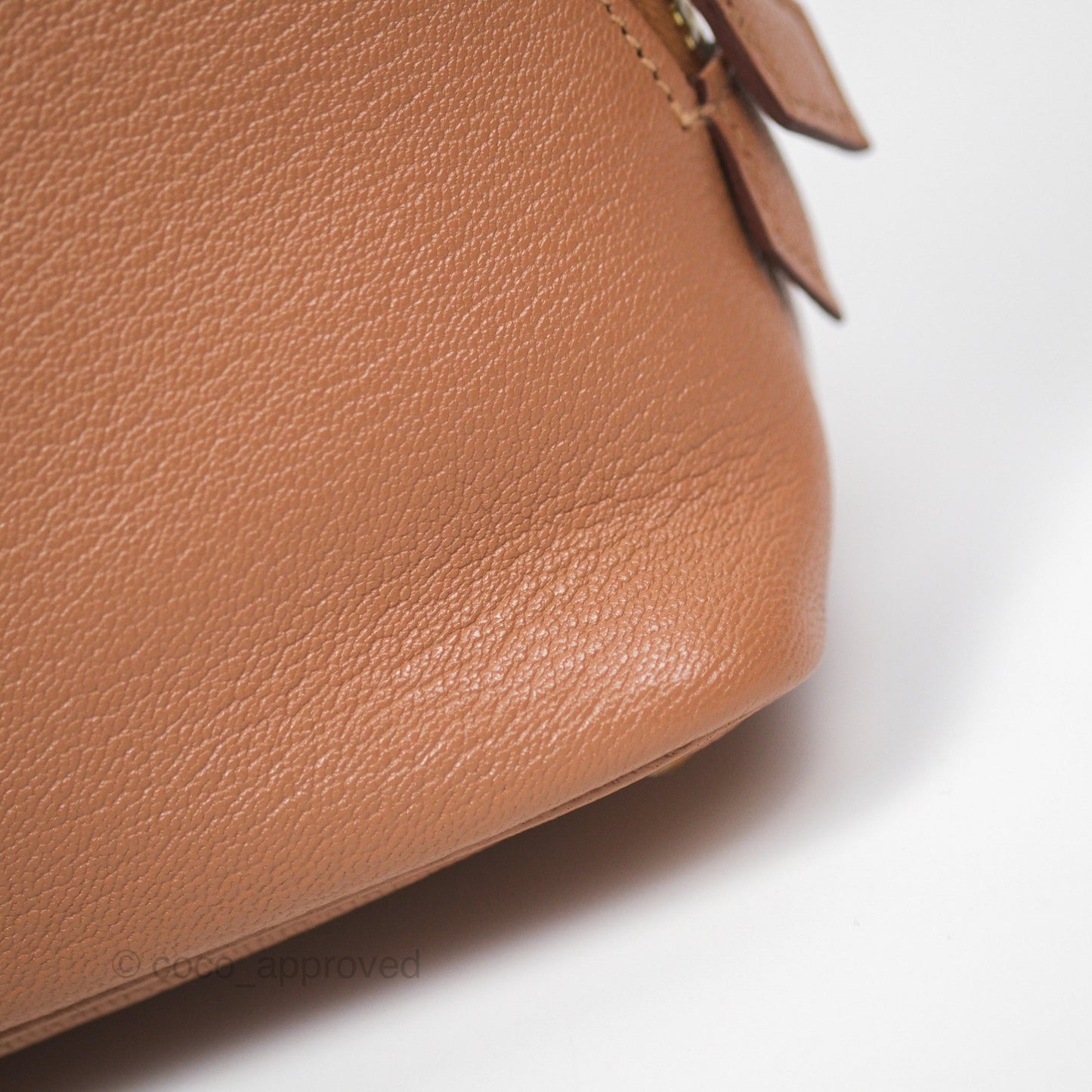 Hermès Bolide Mini 1923 Quebracho 2J Chevre Mysore Gold Hardware