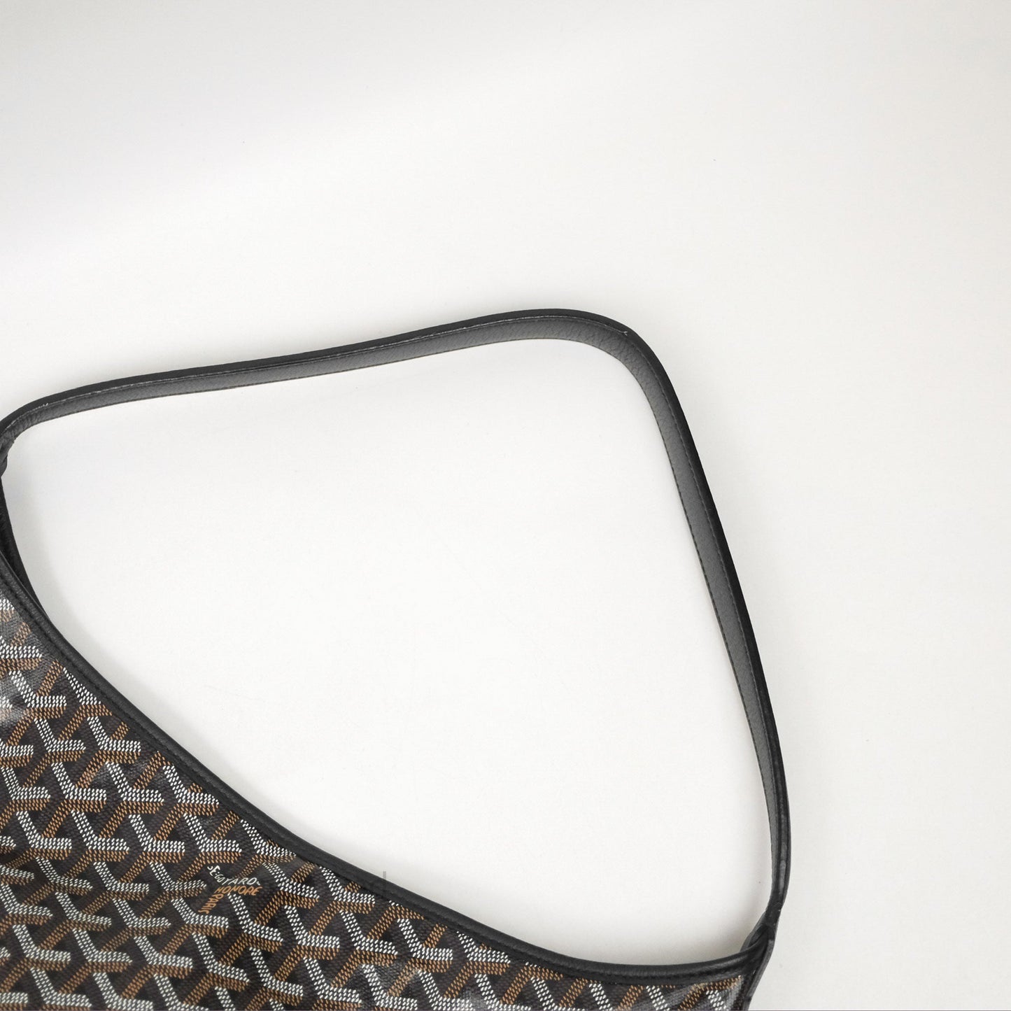 Goyard Bohème Hobo Bag Black Goyardine Canvas