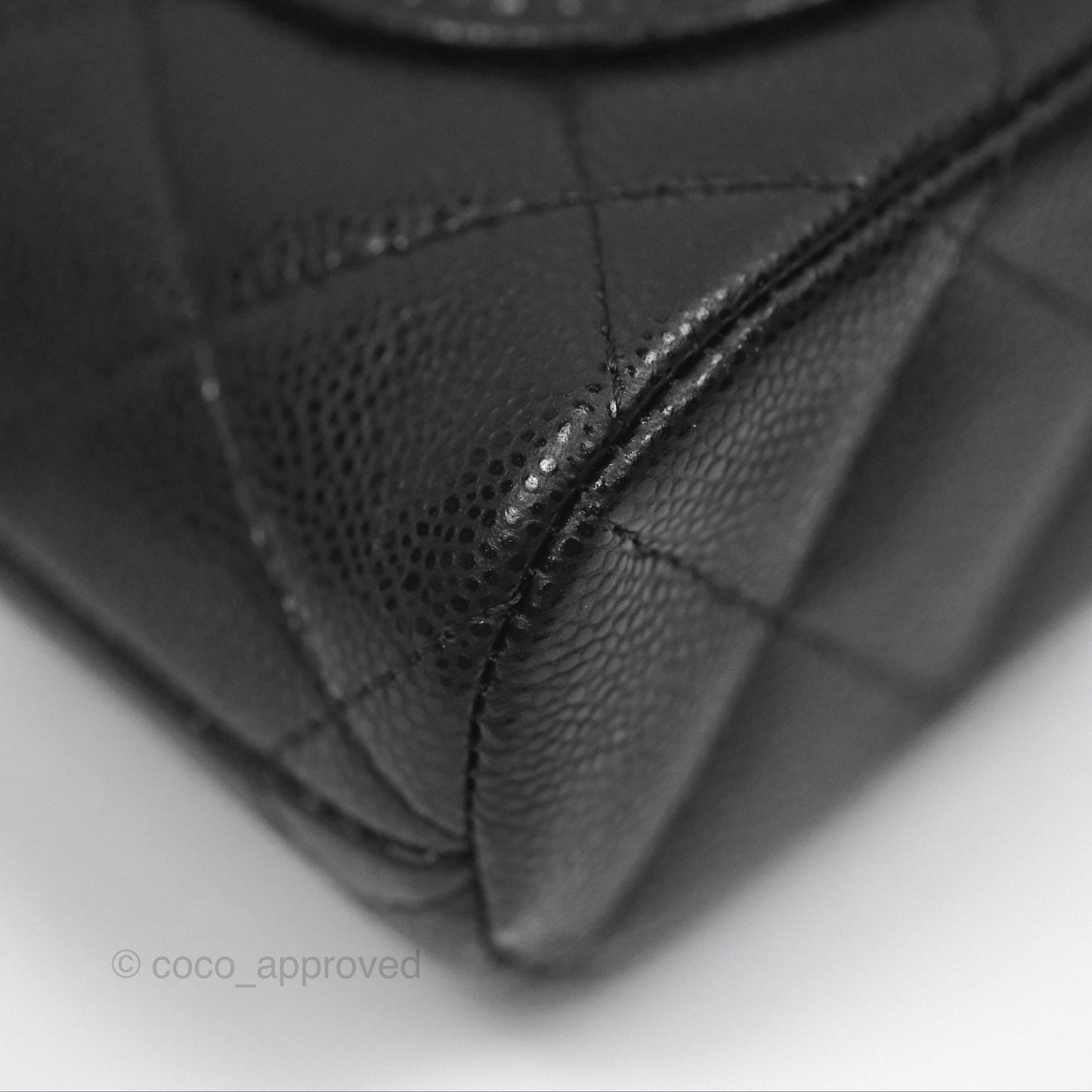 Chanel Black Caviar Clutch on Chain