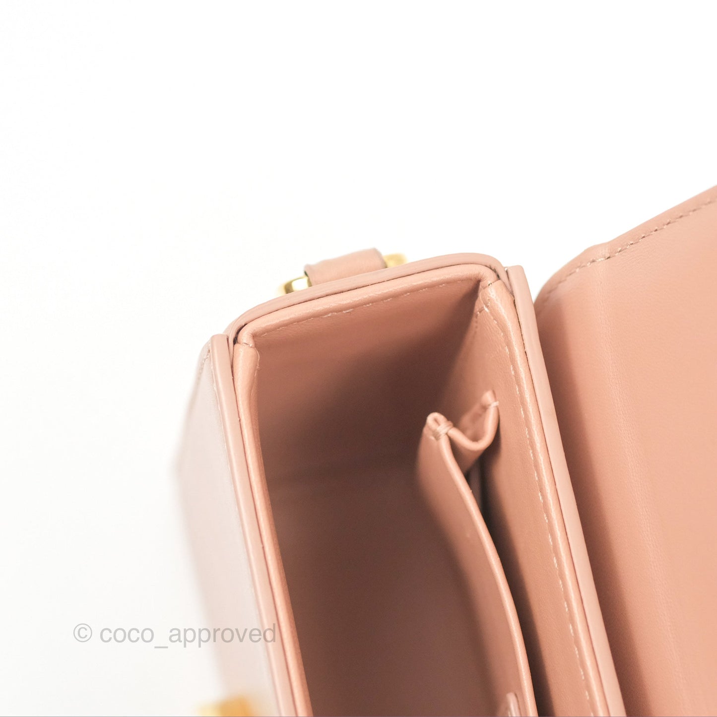 Christian Dior 30 Montaigne Rose Des Vents Calfskin Box Bag