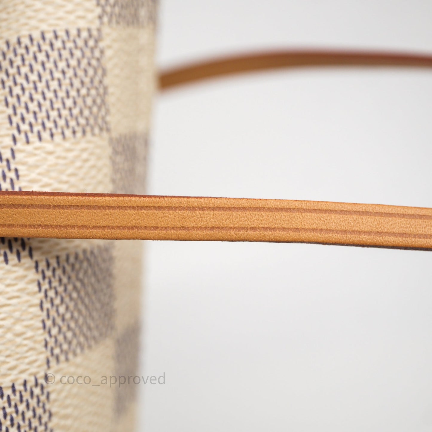 Louis Vuitton Neverfull MM Damier Azur Canvas Tote Bag