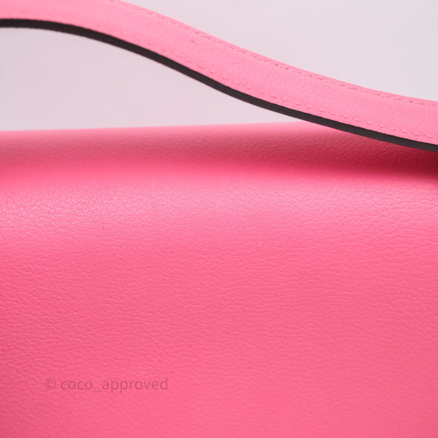 Hermès Constance 24 Rose Azalee 8W Epsom Palladium Hardware