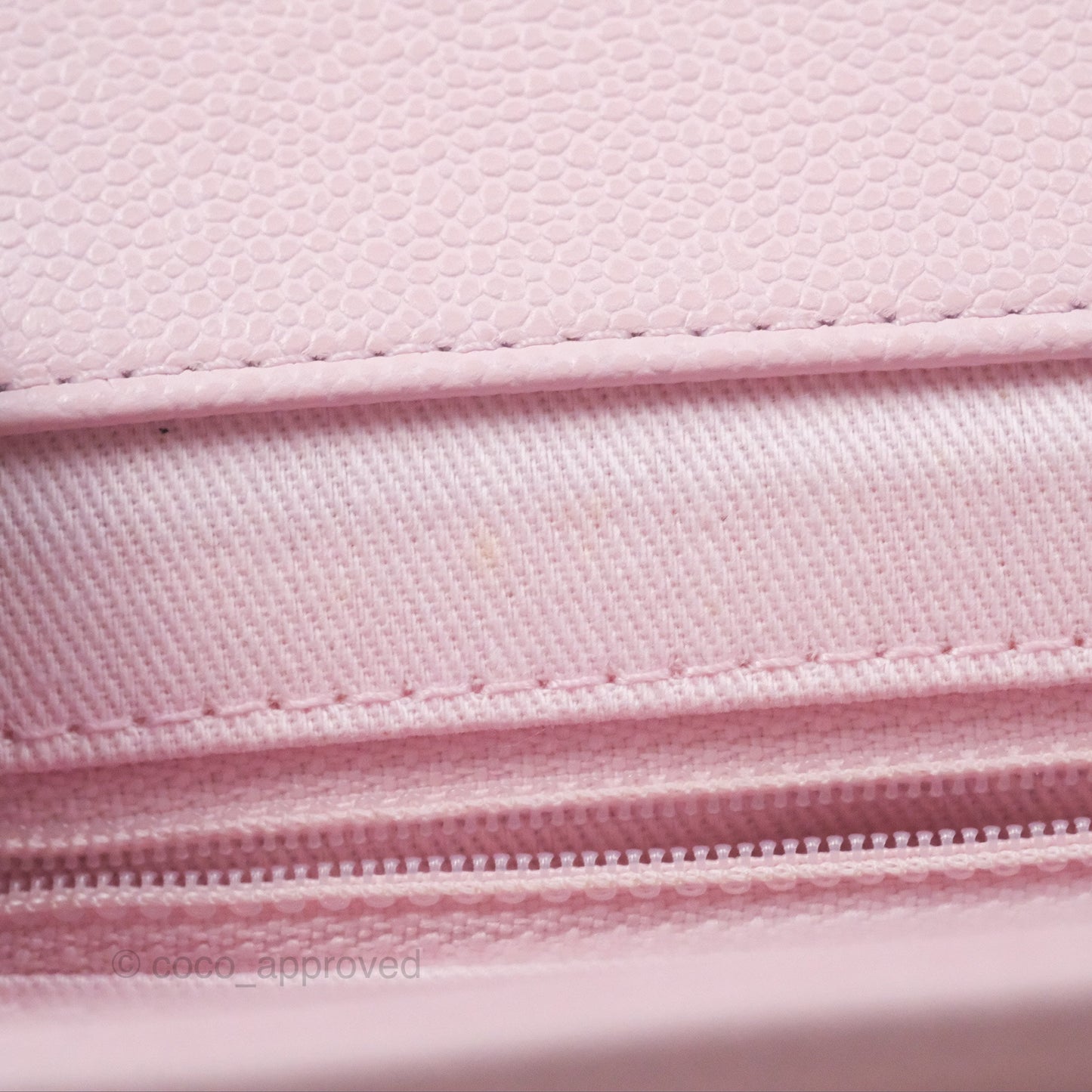 Chanel Quilted Small Business Affinity Flap Light Pink Caviar Gold Hardware
