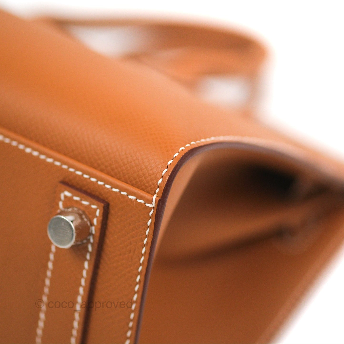 Hermes Birkin 25 Sellier Gold Epsom Palladium Hardware