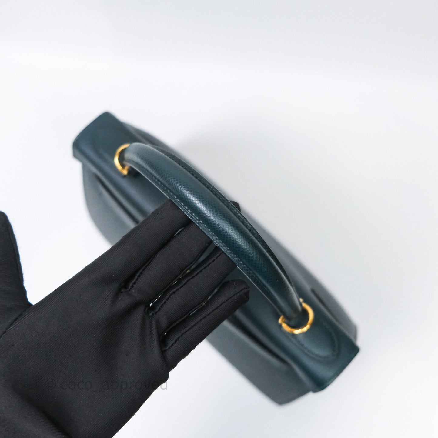 Hermès Kelly 28 6O Vert Cyprès Epsom Gold Hardware