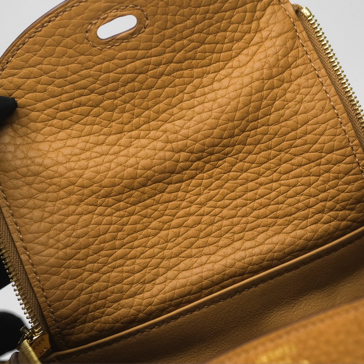 Hermès Mini Lindy 20 Biscuit 4B Clemence Gold Hardware With Rodeo