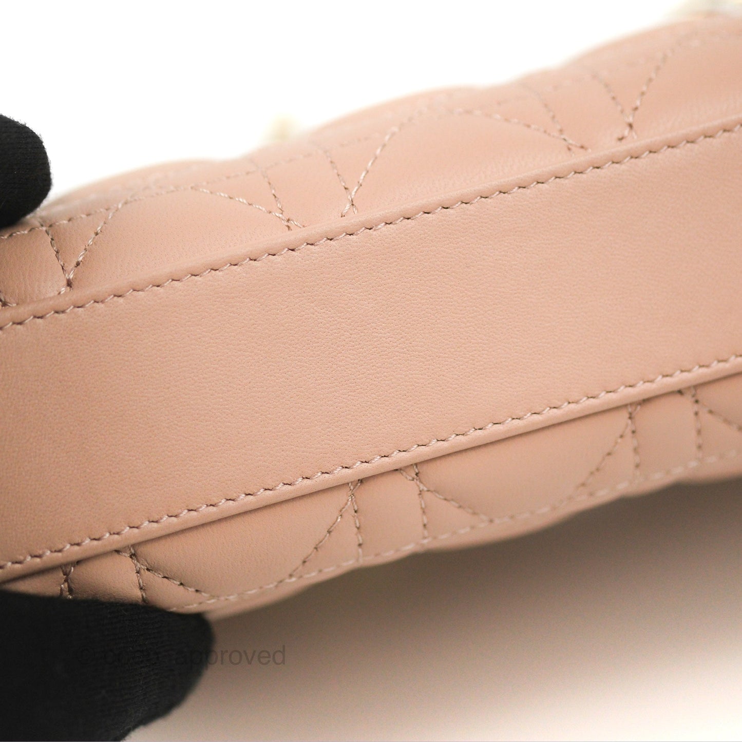 Dior Medium Lady D-Joy Bag Nude Pink Lambskin Cannage