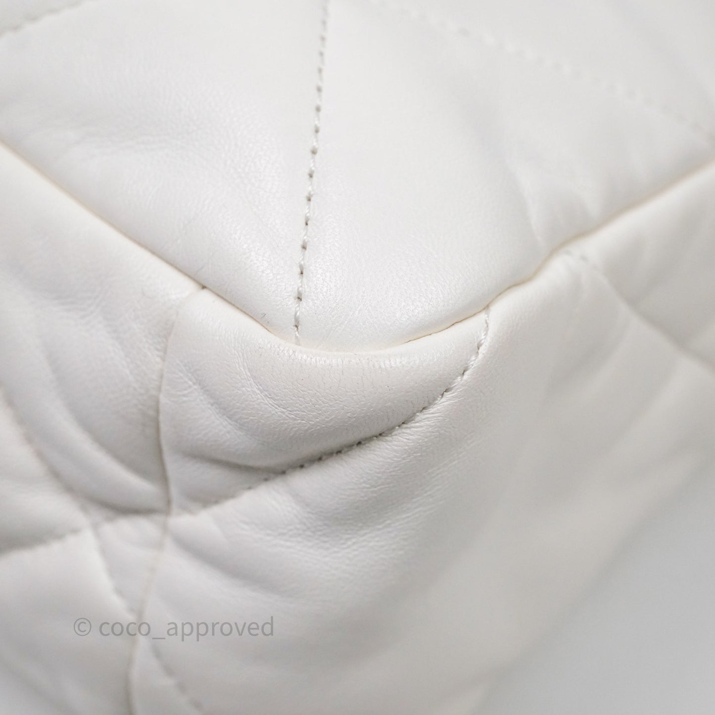 Chanel 19 Medium White Mixed Hardware