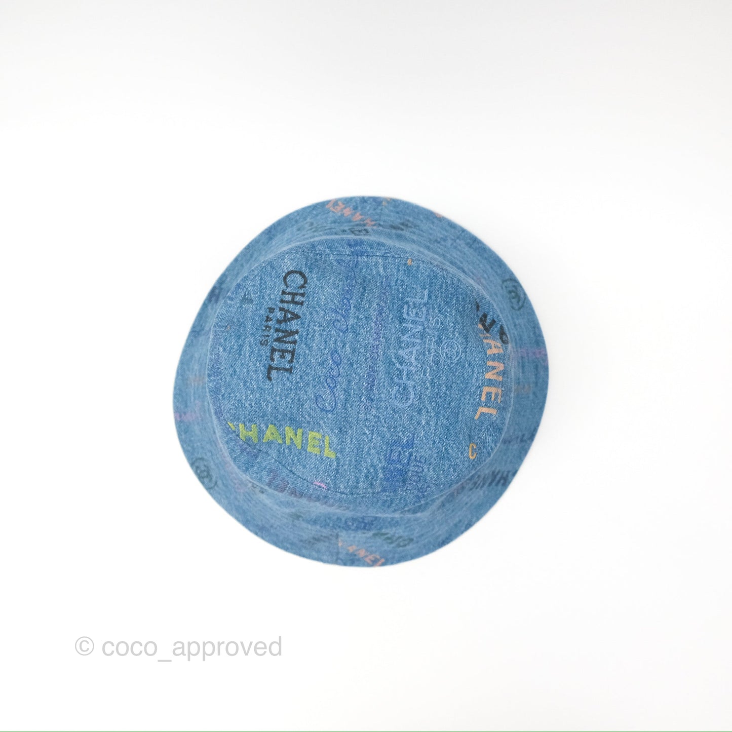 Chanel CC Denim Bucket Hat 22S