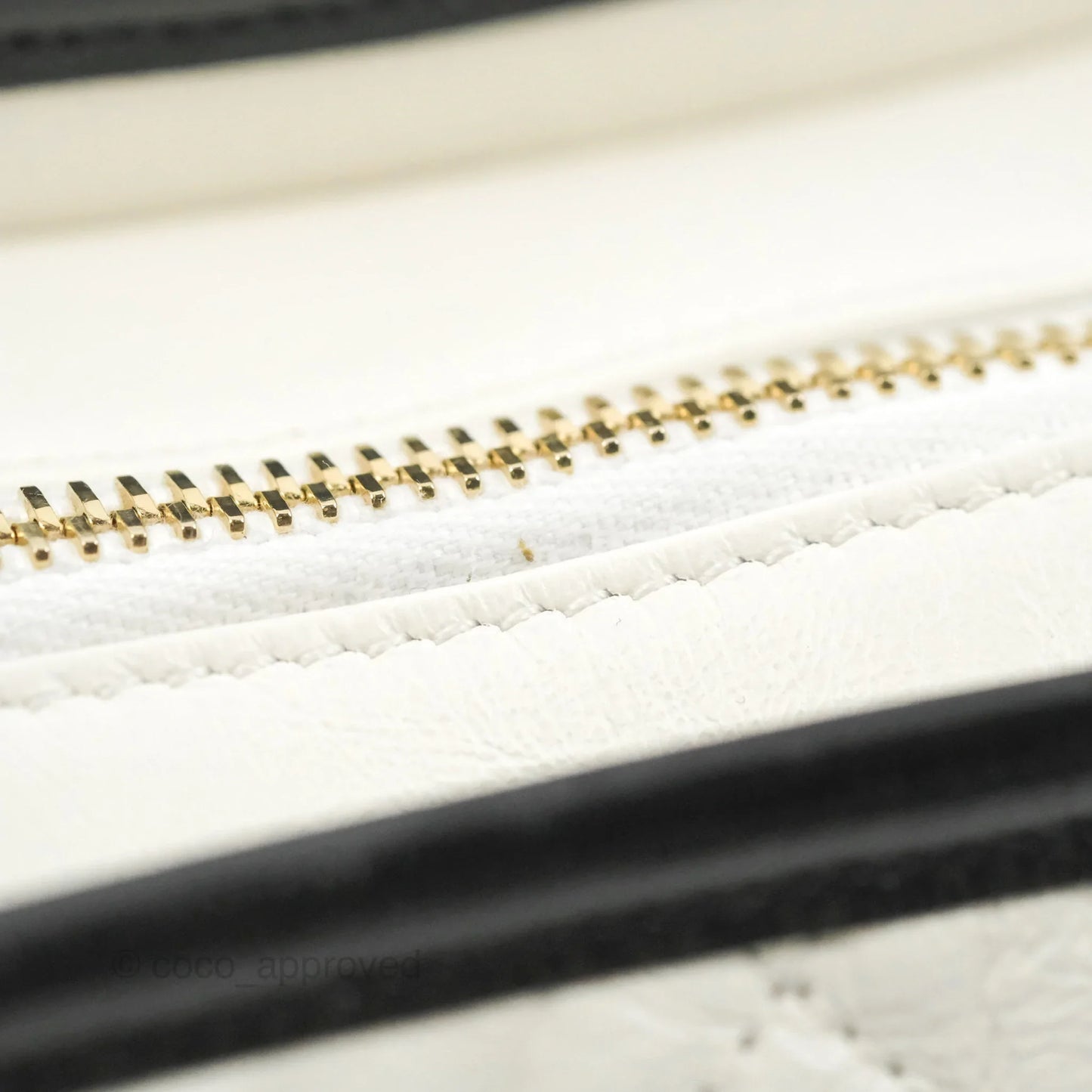 Chanel Quilted Small Gabrielle Hobo White Black Calfskin Mixed Hardware