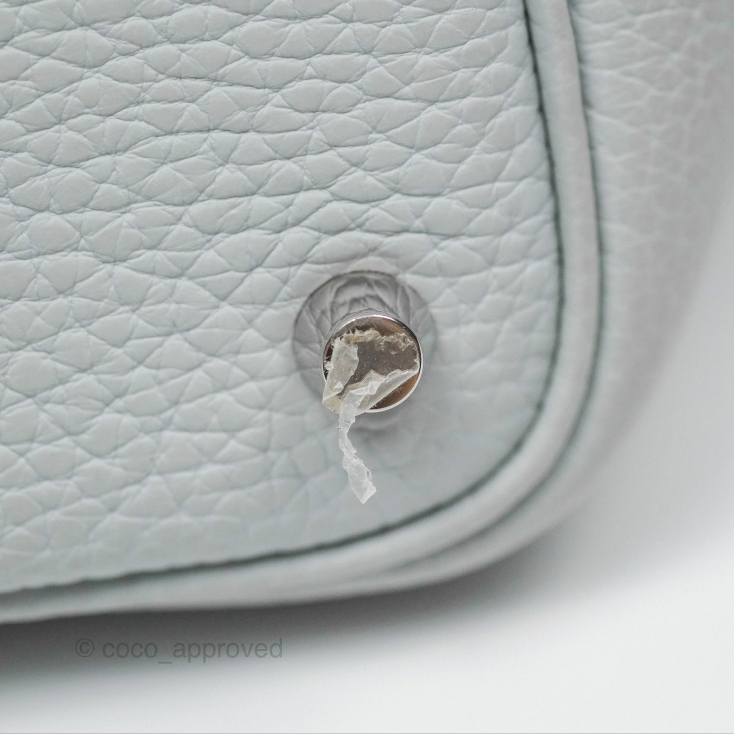 Hermès Picotin Lock 18 Bleu Pale Taurillon Clemence Palladium Hardware