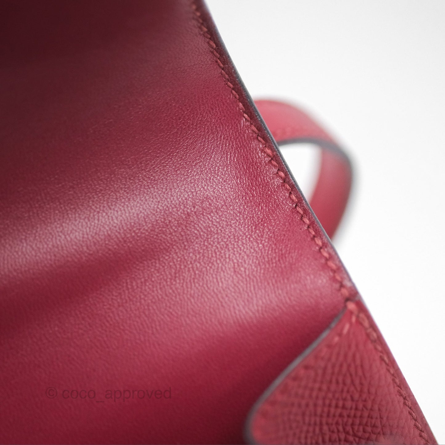 Hermès Constance Mini 18cm Rouge Grenat K1 Epsom Gold Hardware