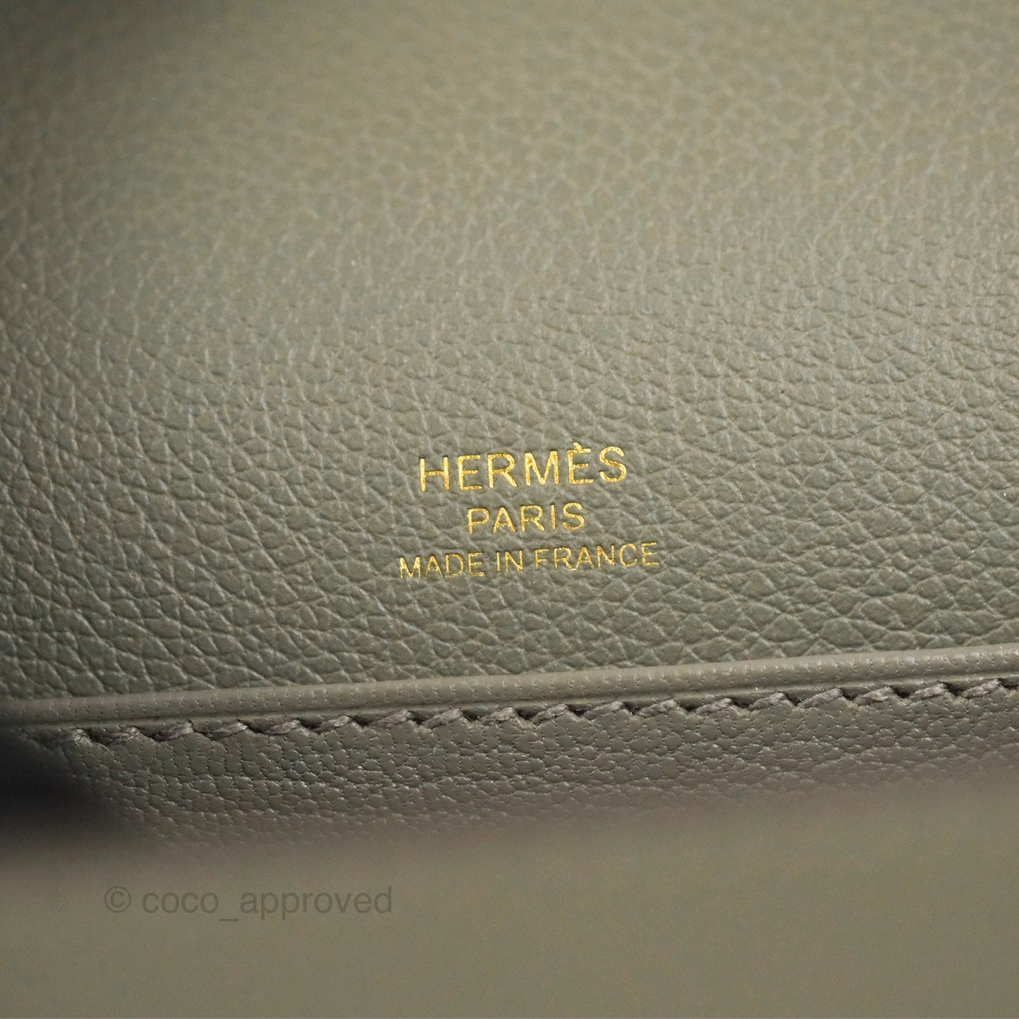 Hermès Roulis Mini 18 Gris Meyer 0L Evercolor Permabrass Hardware
