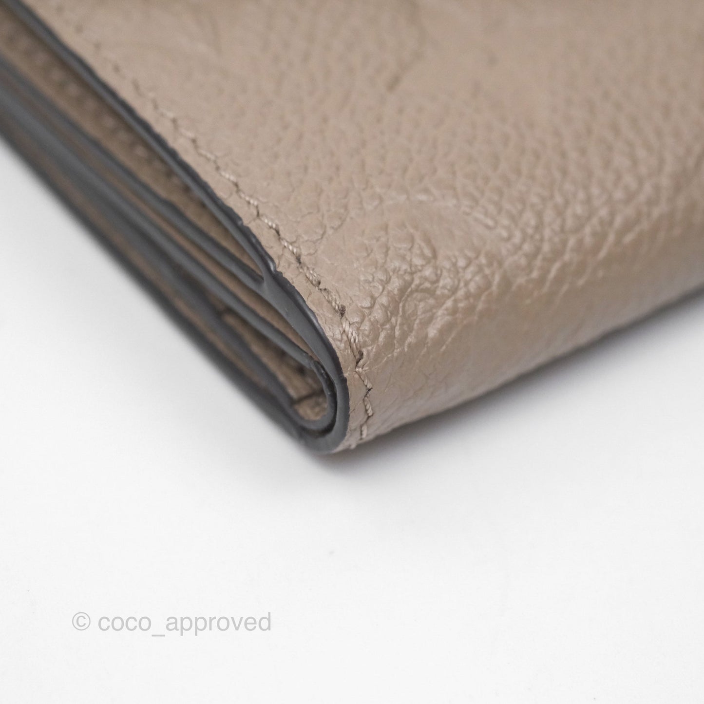 Louis Vuitton Zoé Wallet Monogram Empreinte Leather Turtledove