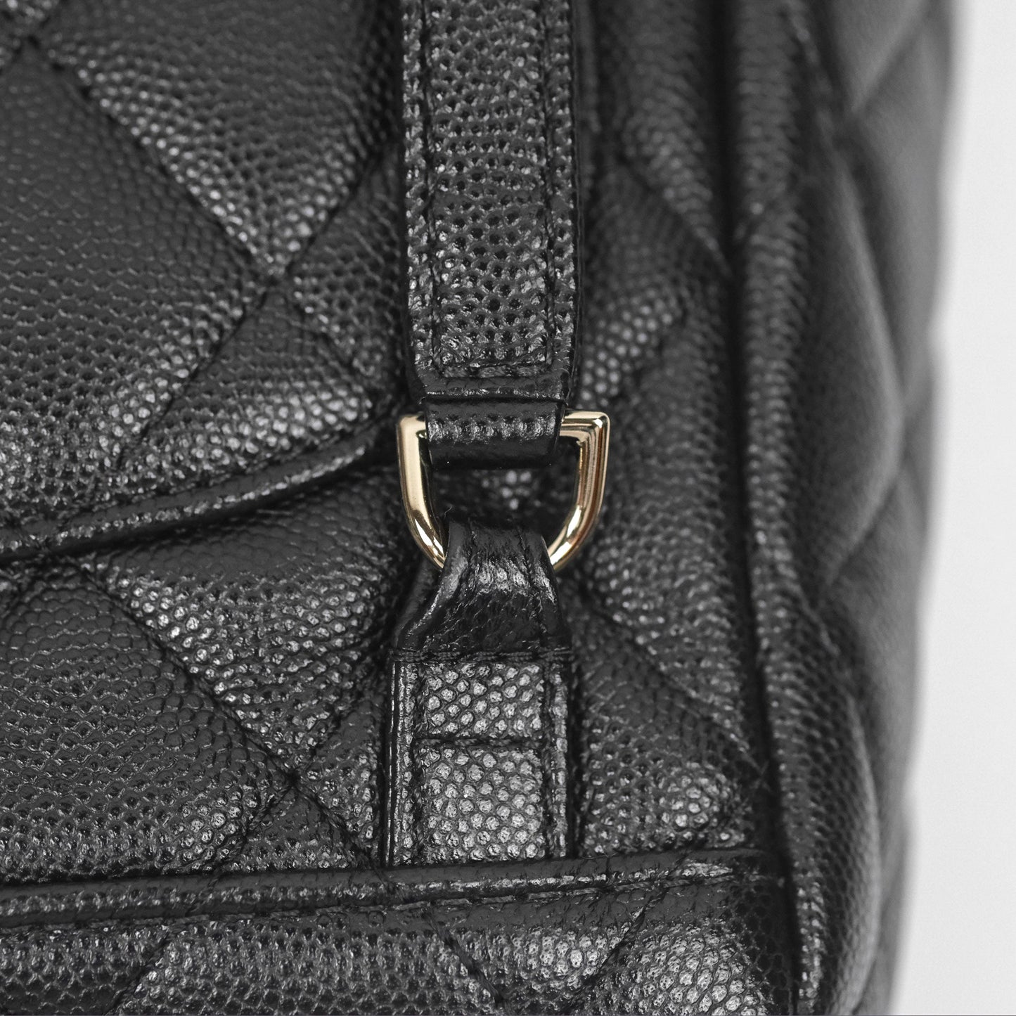 Chanel Mini Urban Spirit Backpack Black Caviar Gold Hardware 23S