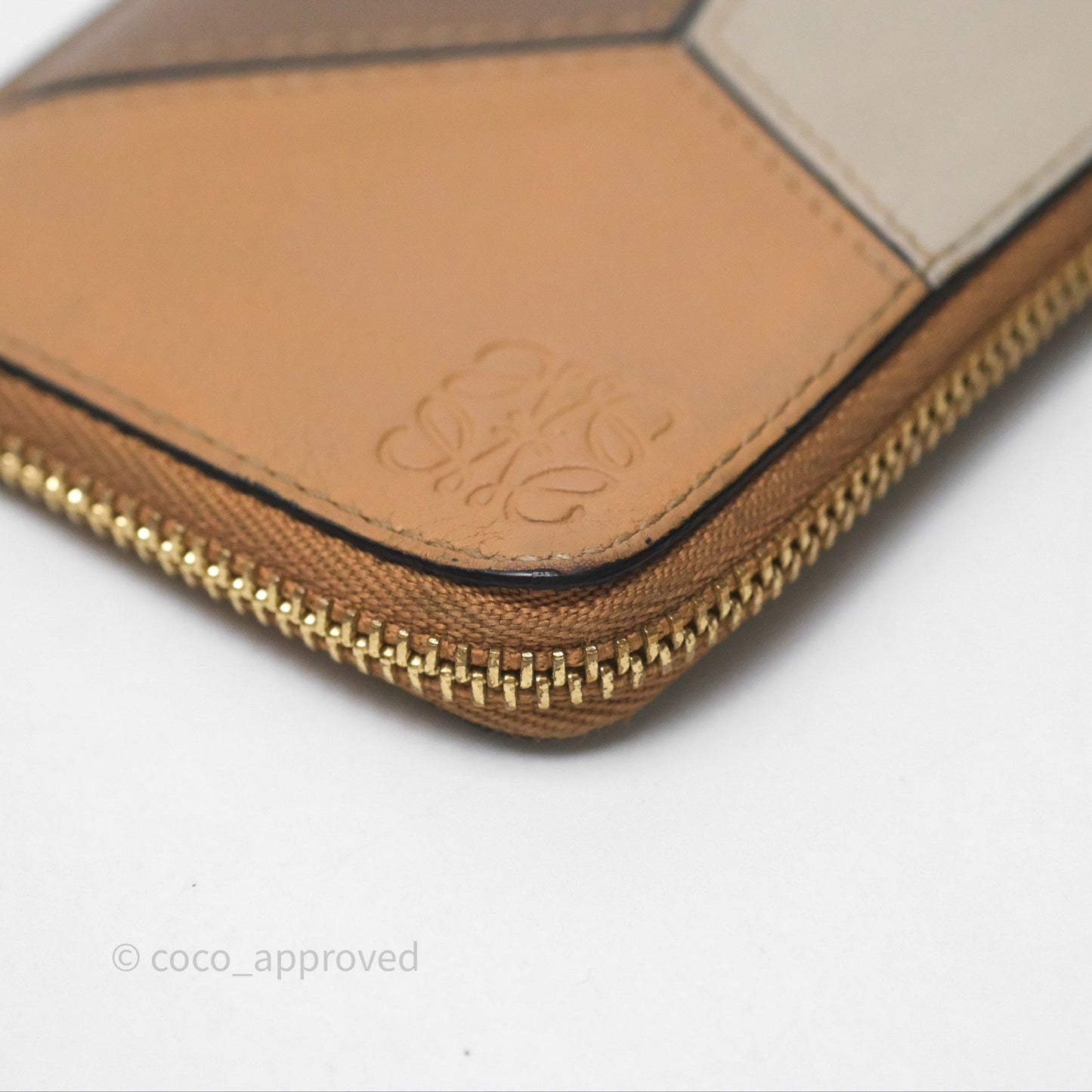 Loewe Puzzle Coin Card Holder Calfskin