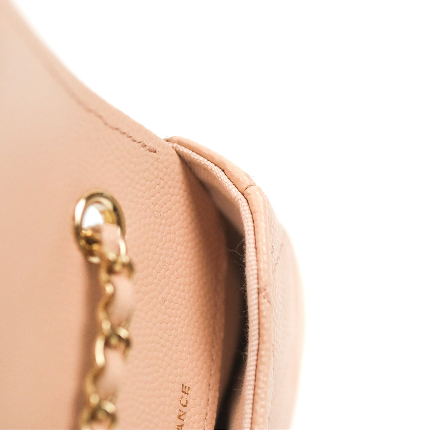 Chanel Classic Quilted Belt Bag Light Pink Caviar Gold Hardware