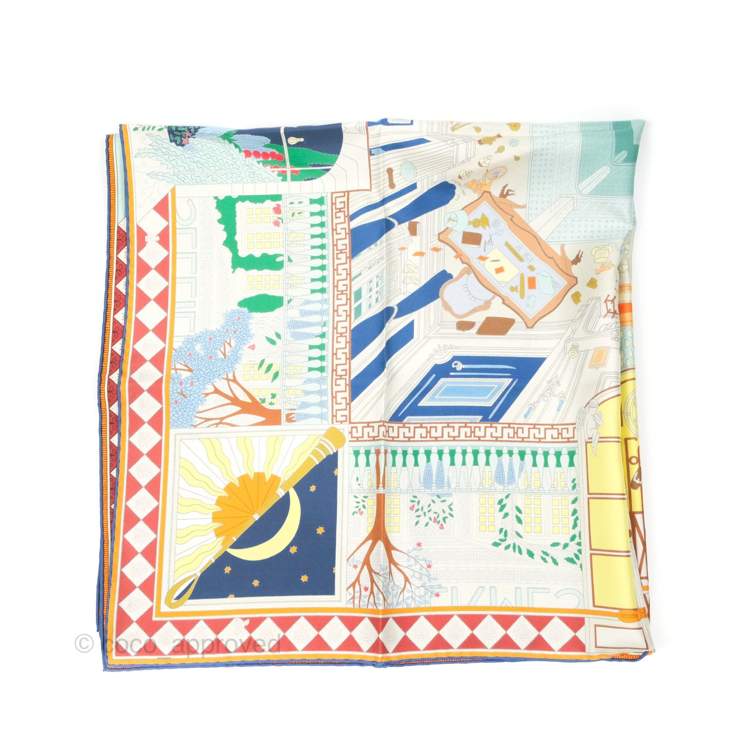 Hermès Objets de Curiosite Scarf 90