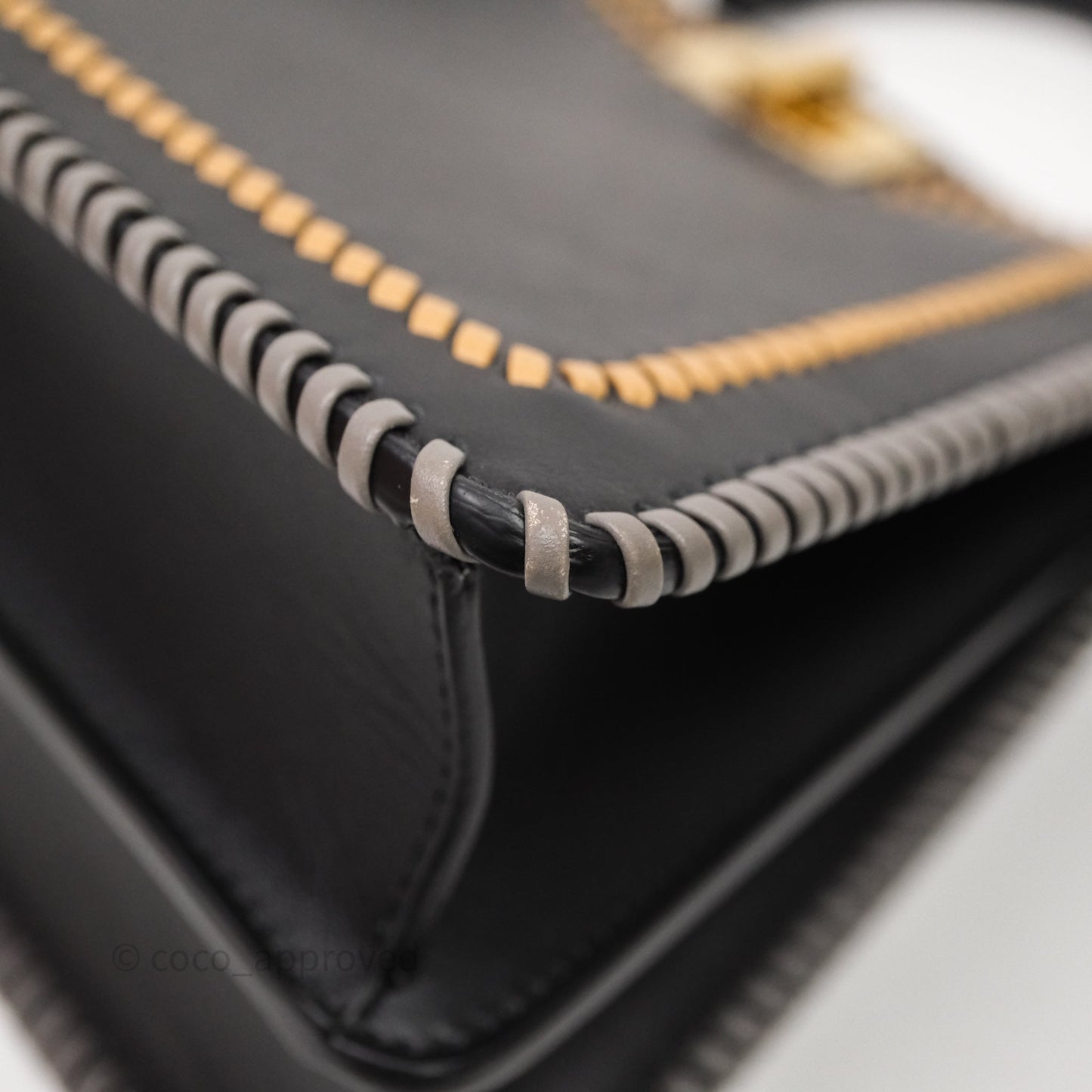 Fendi Small Peekaboo Iseeu Black/ Grey